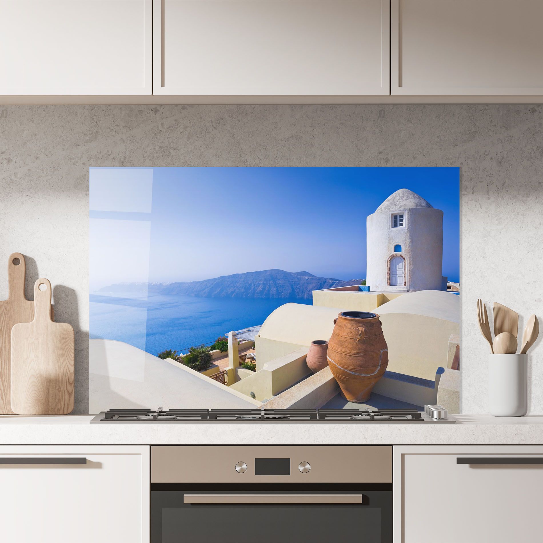 Santorini View Greece mockup 7