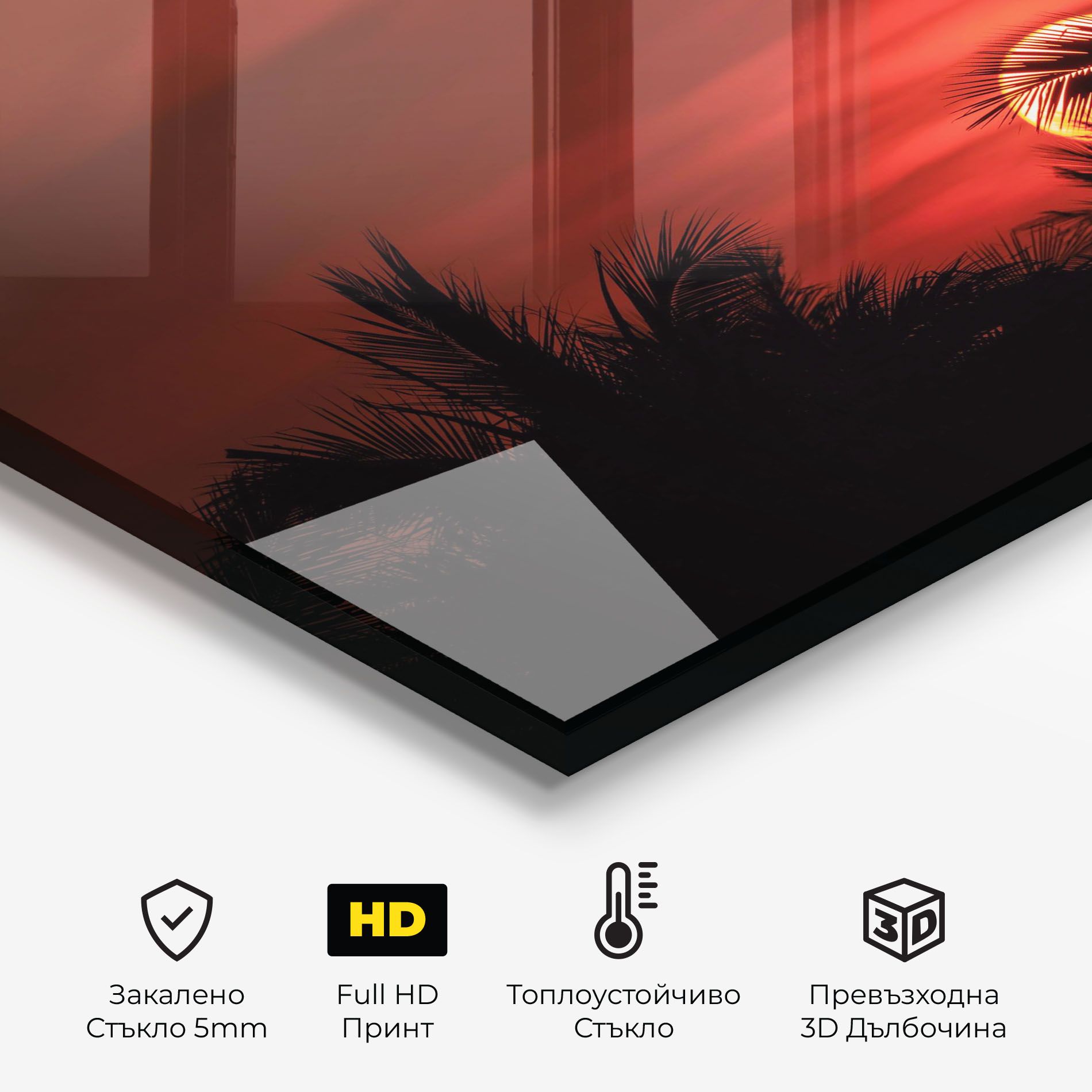 Coconuts Tree Sunset mockup 2