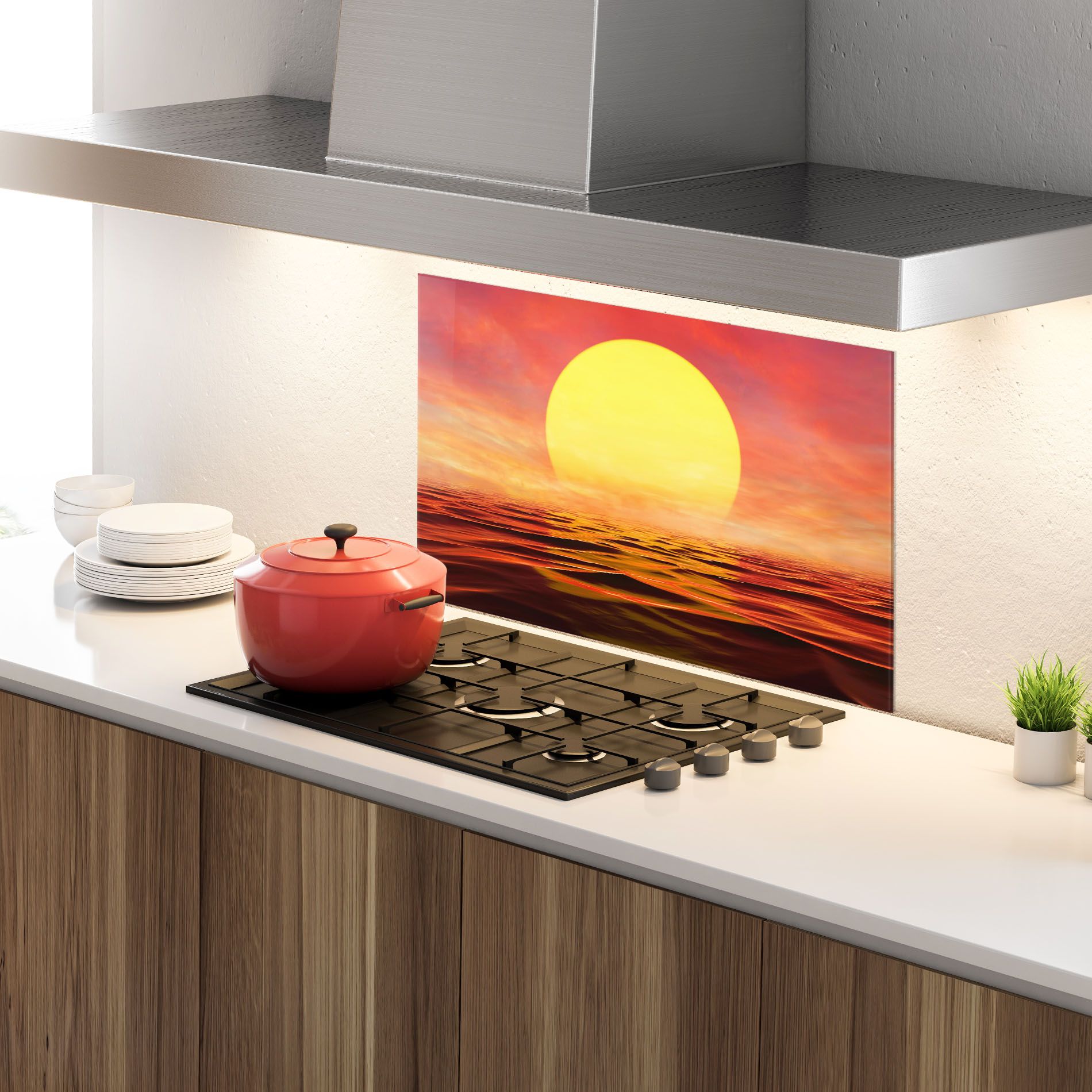 Clouds Reflection Sky mockup 4