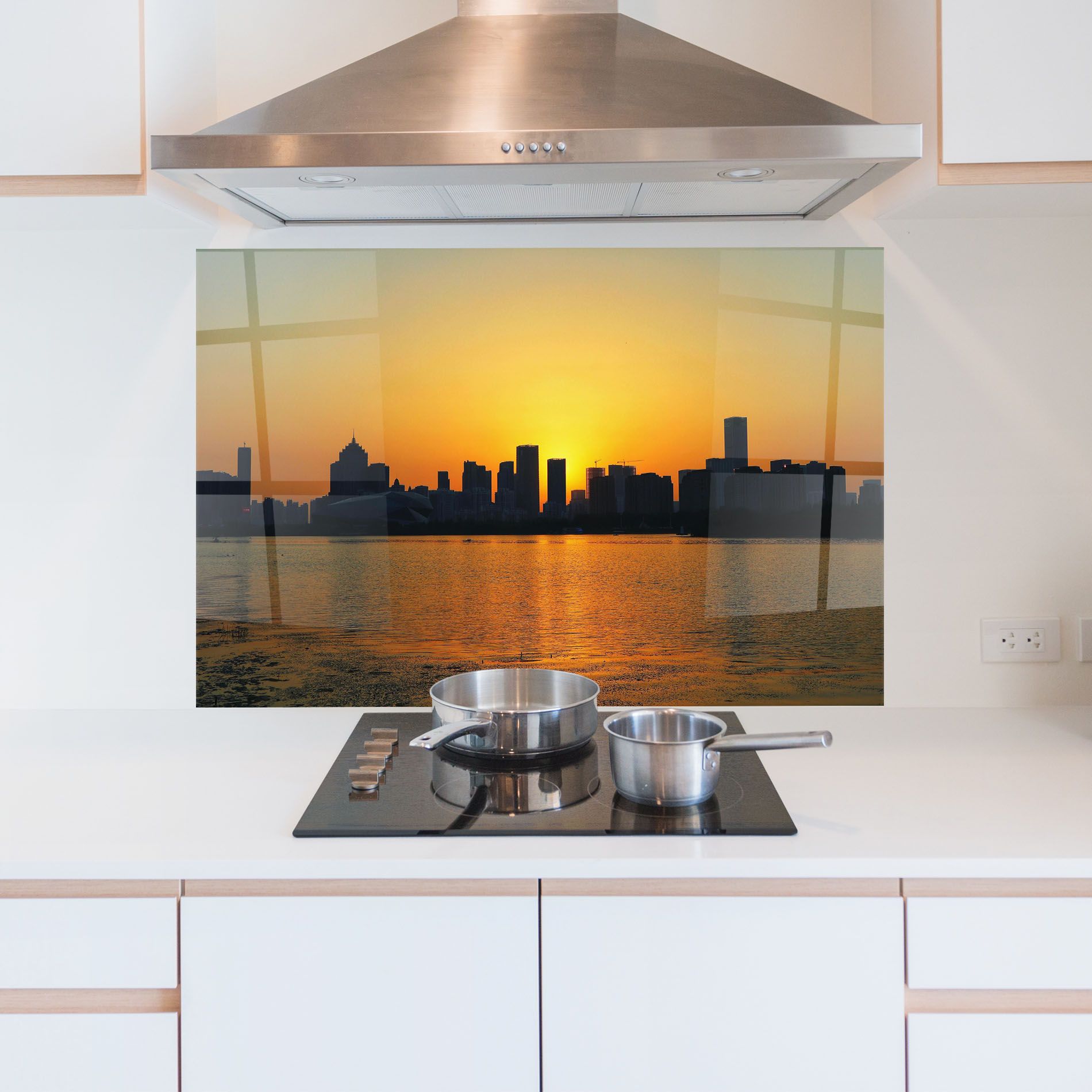 City Building Sunset mockup 5