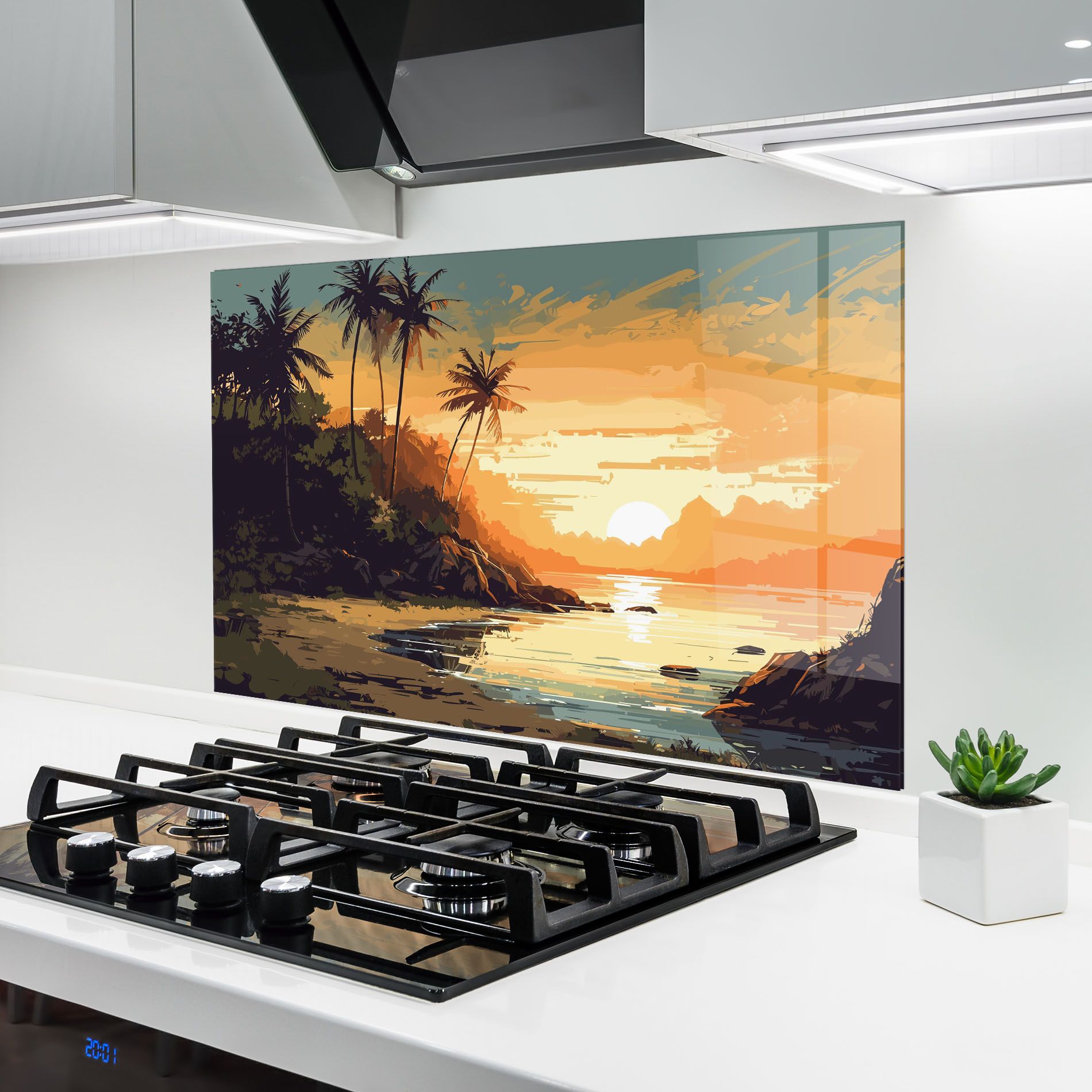 Green Yellow Sunset mockup 6