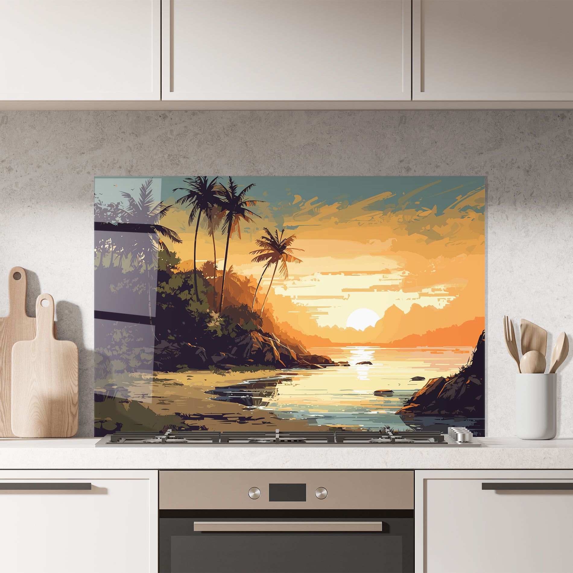 Green Yellow Sunset mockup 7