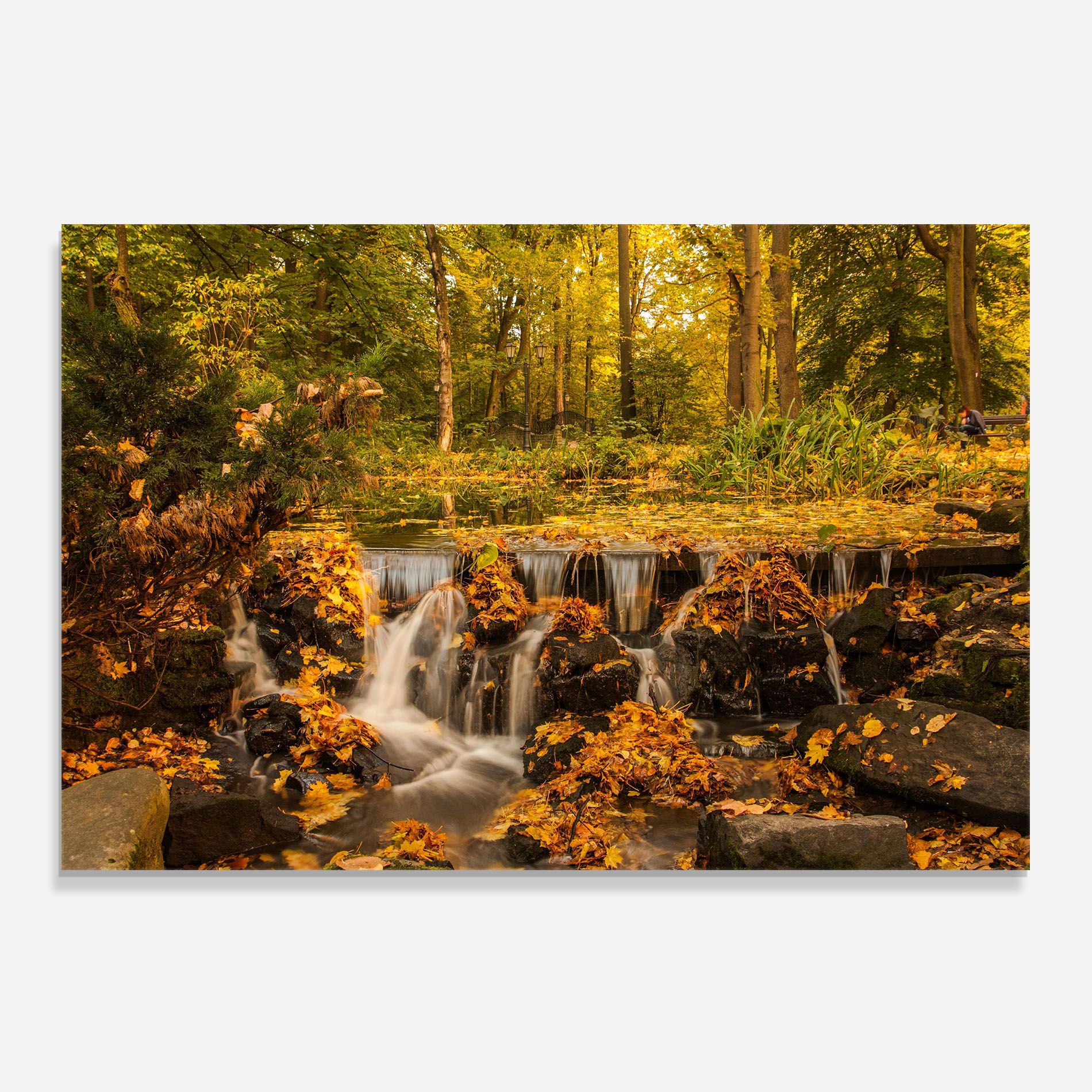 Autumn Pretty Waterfall mockup 0