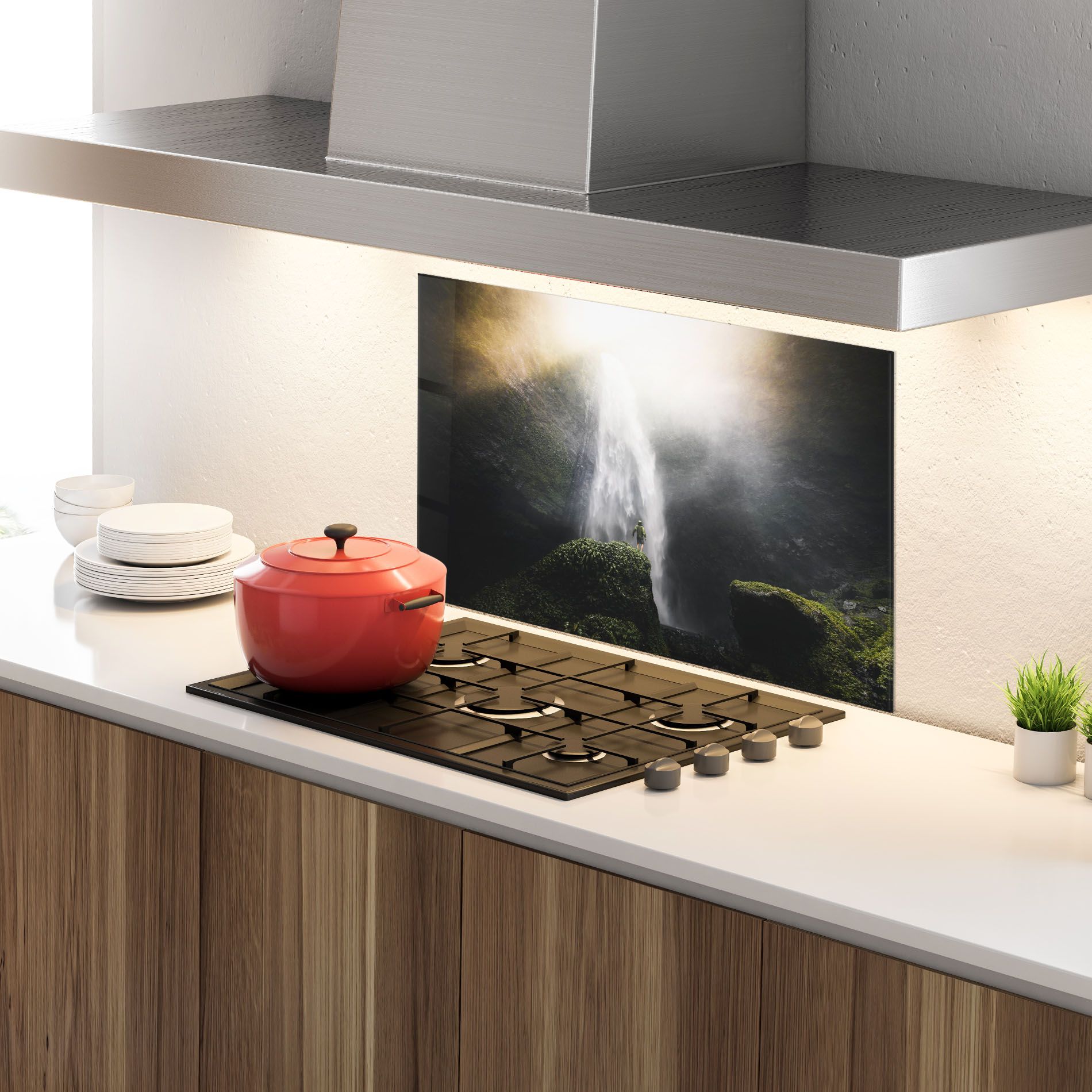 Green Man Waterfall mockup 4