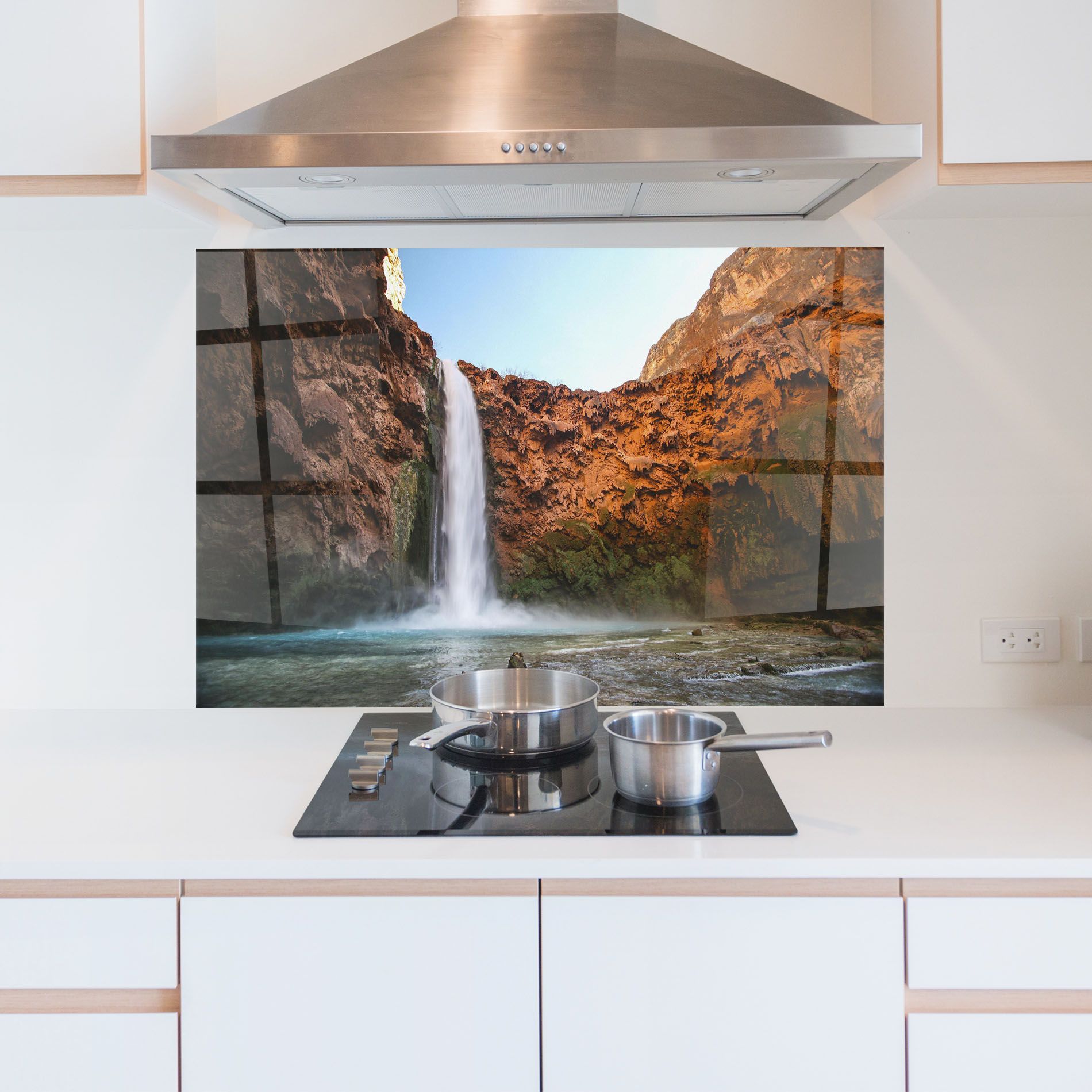 Orange Wall Waterfall mockup 5