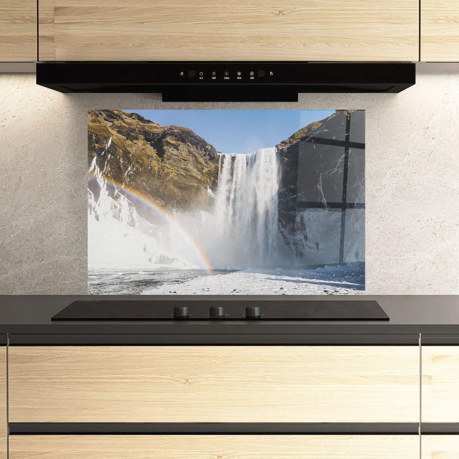 Rainbow Waterfall mockup 3