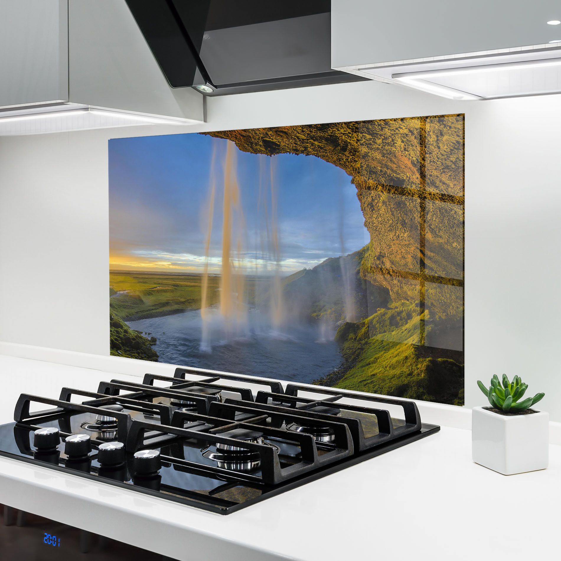 Orange Waterfall mockup 6