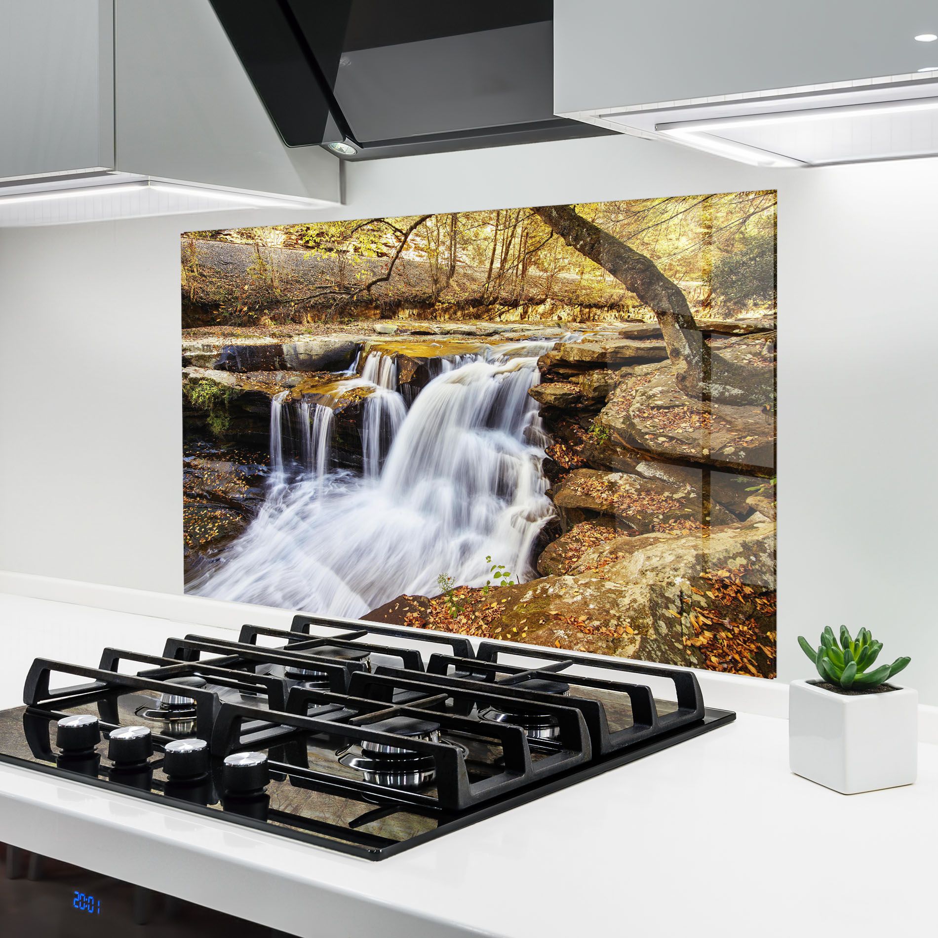 Pretty Autumn Waterfall mockup 6