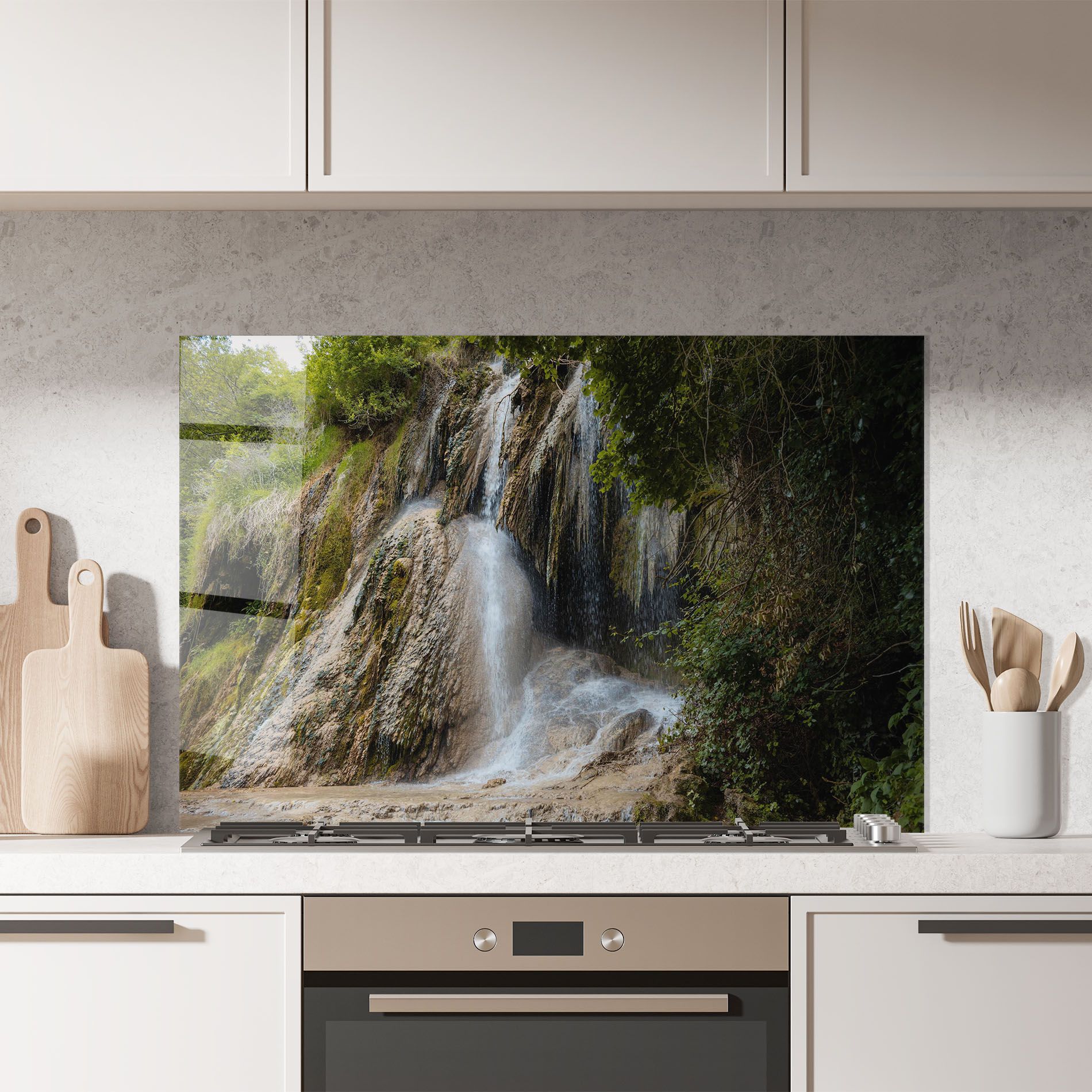 Pretty Waterfall Forest mockup 7