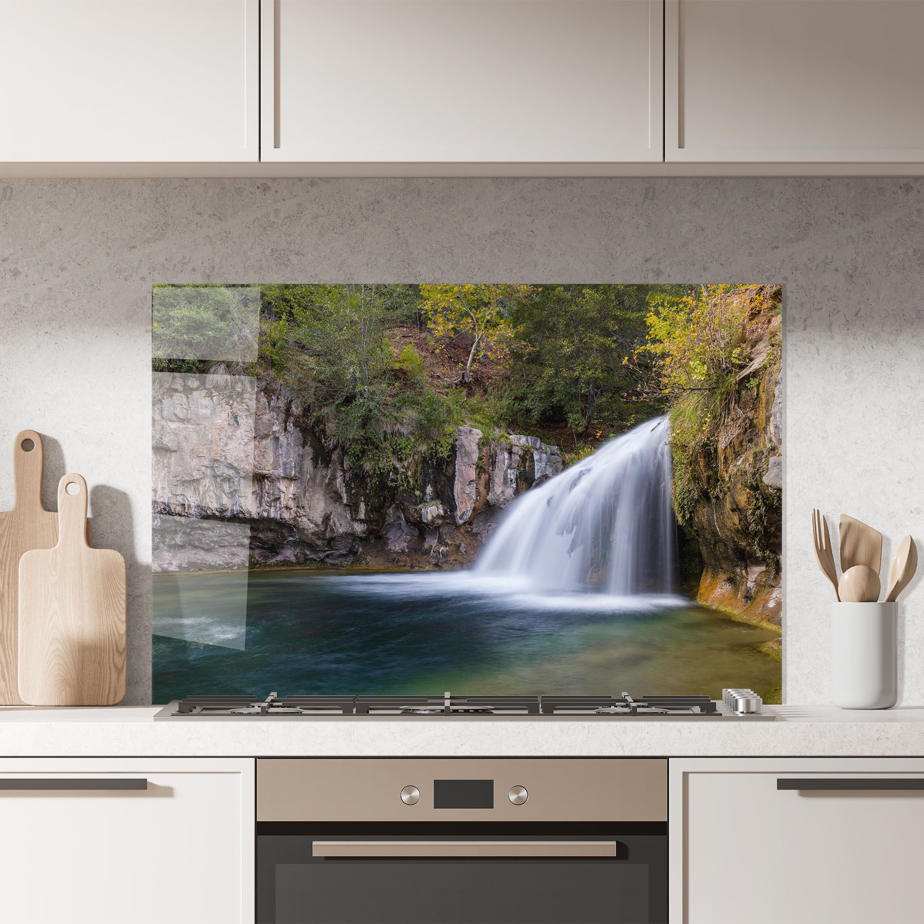 White Waterfall mockup 7