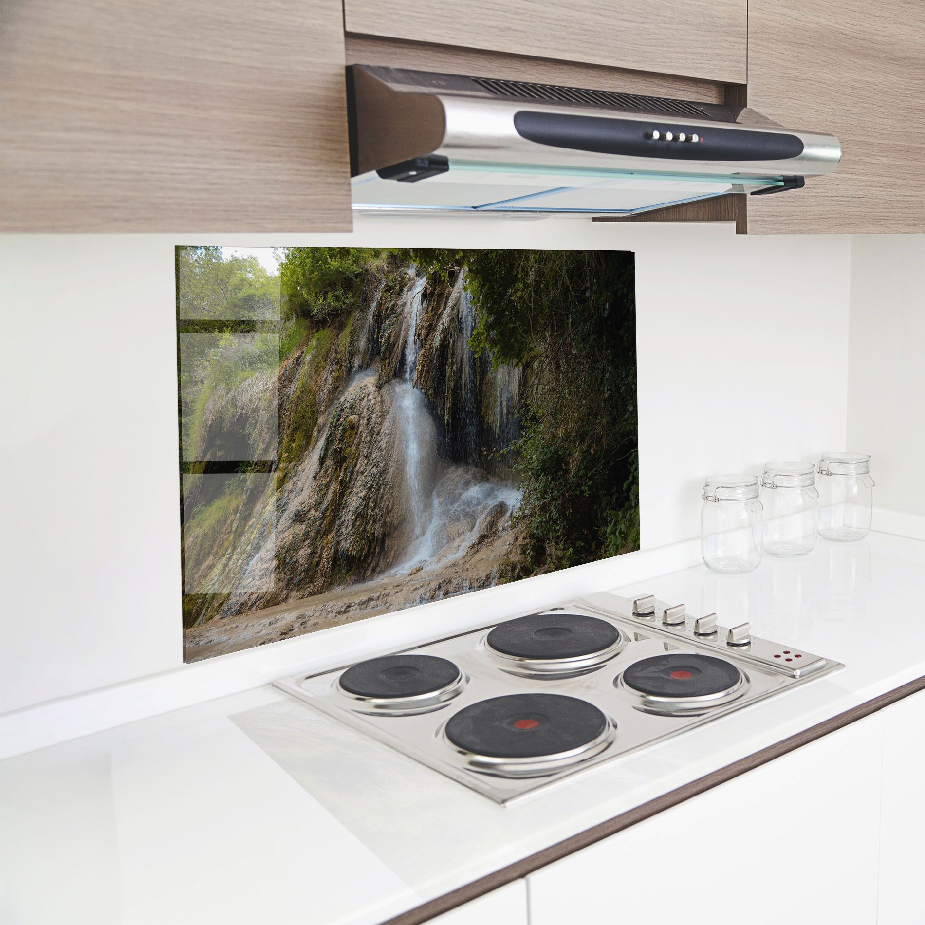 Pretty Waterfall Forest mockup 8