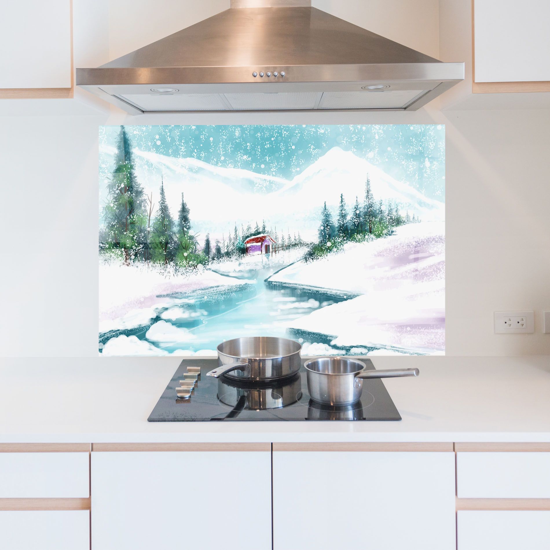 Purple House Winter mockup 5