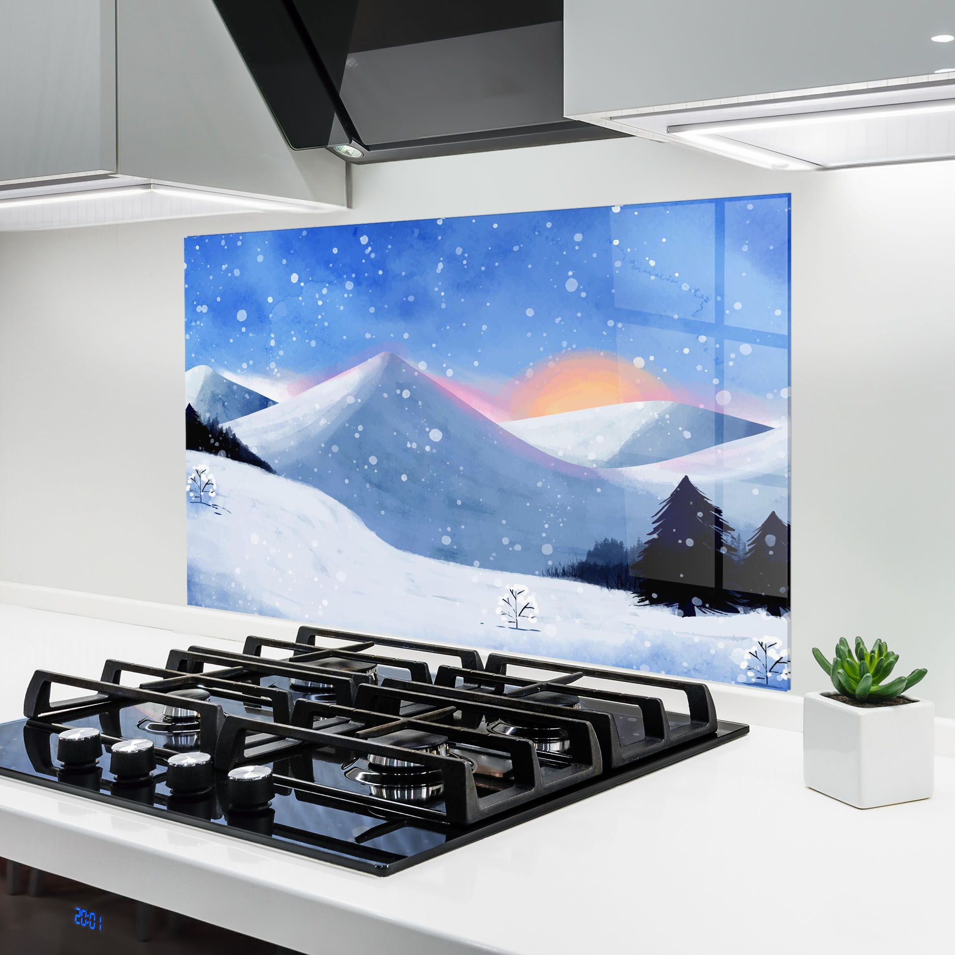 Mountain Snow Art mockup 6