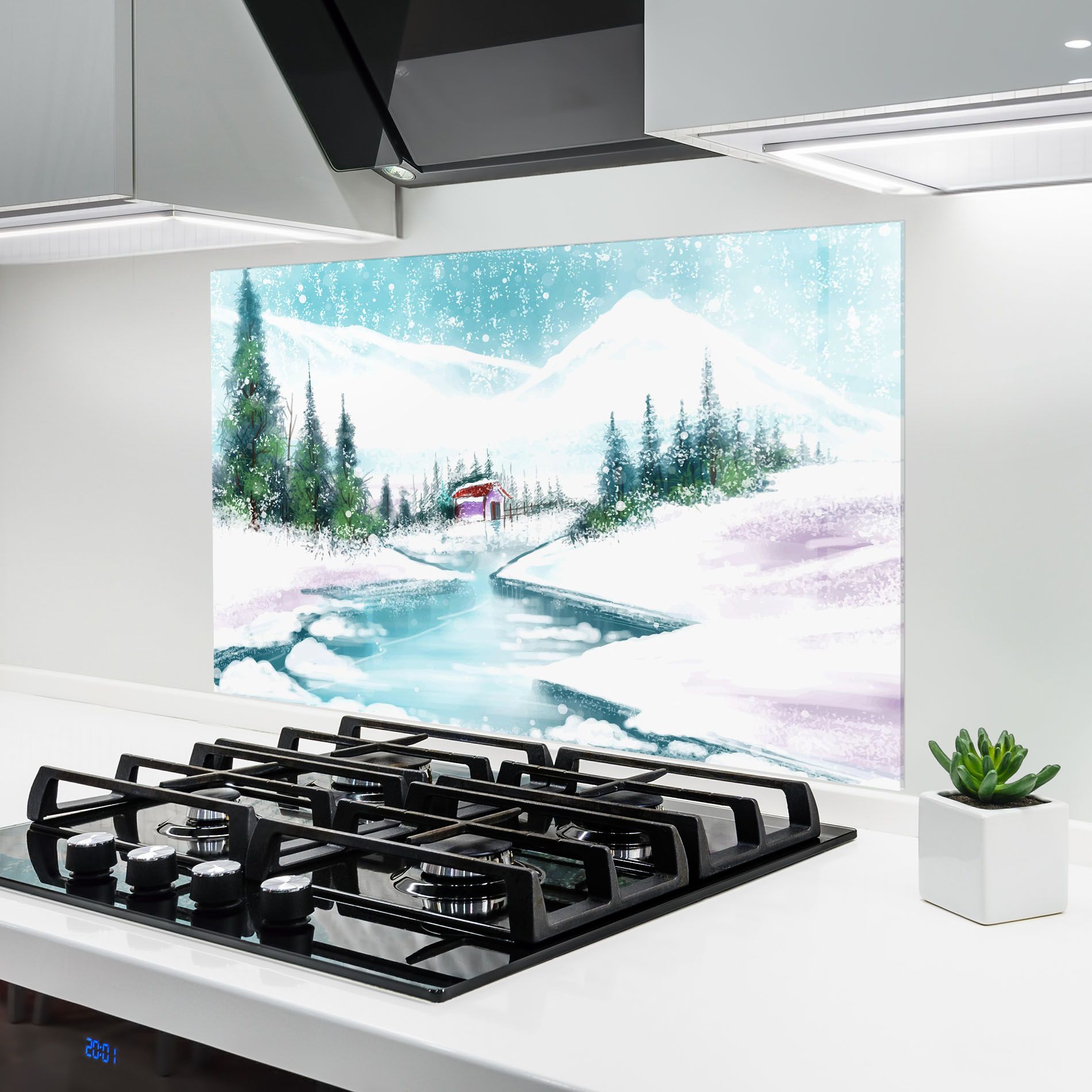 Purple House Winter mockup 6