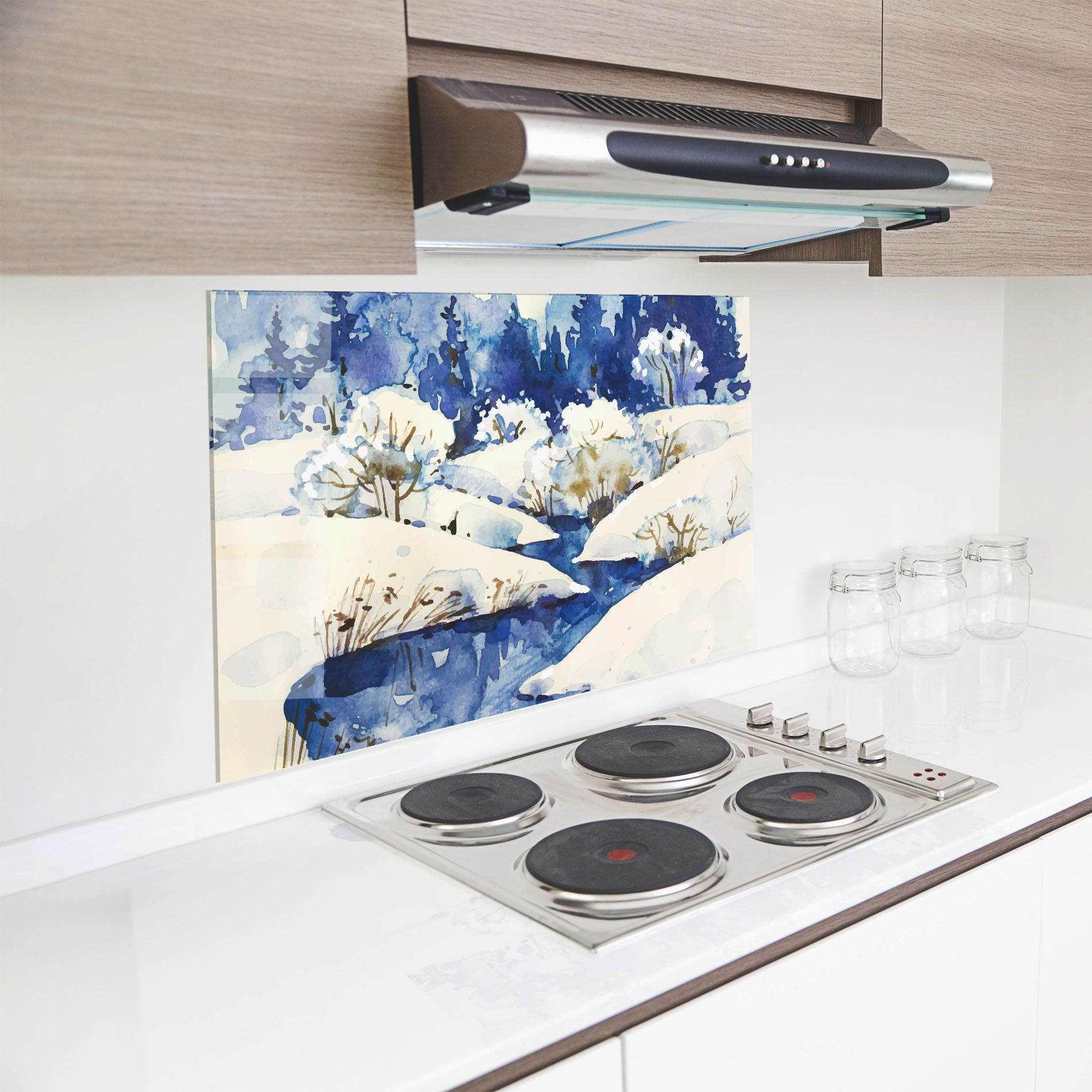 Blue Trees Winter mockup 8