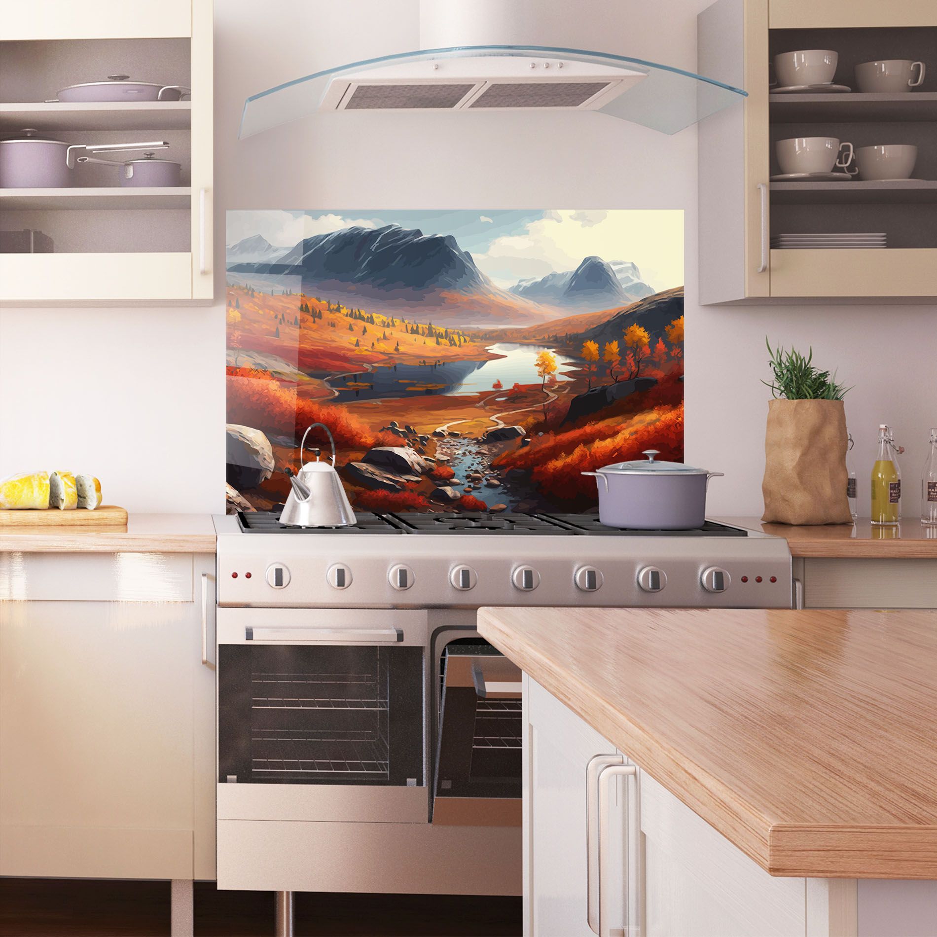 Autumn Field Lake mockup 1