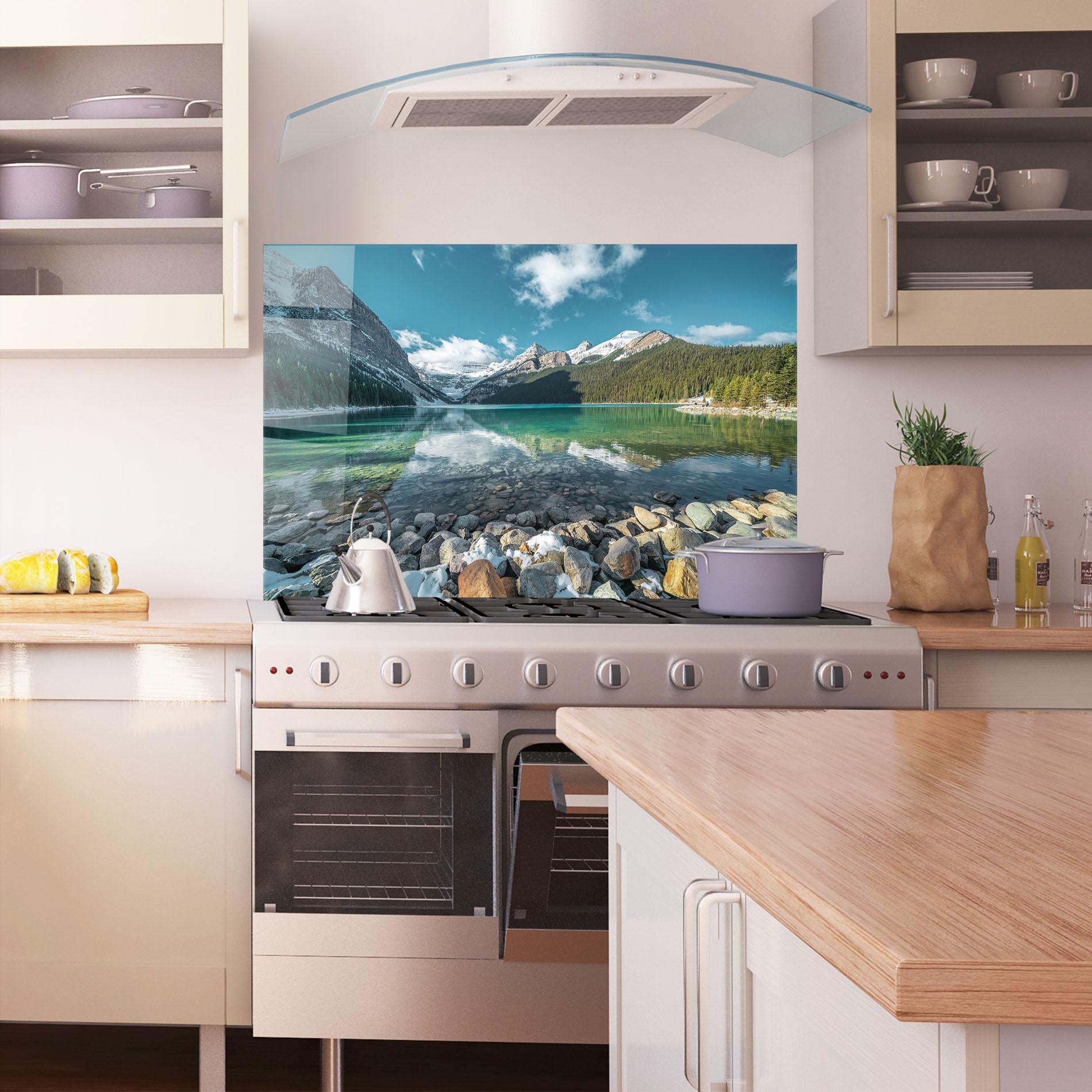 Стъклен панел за кухня Breathtaking View mockup 1