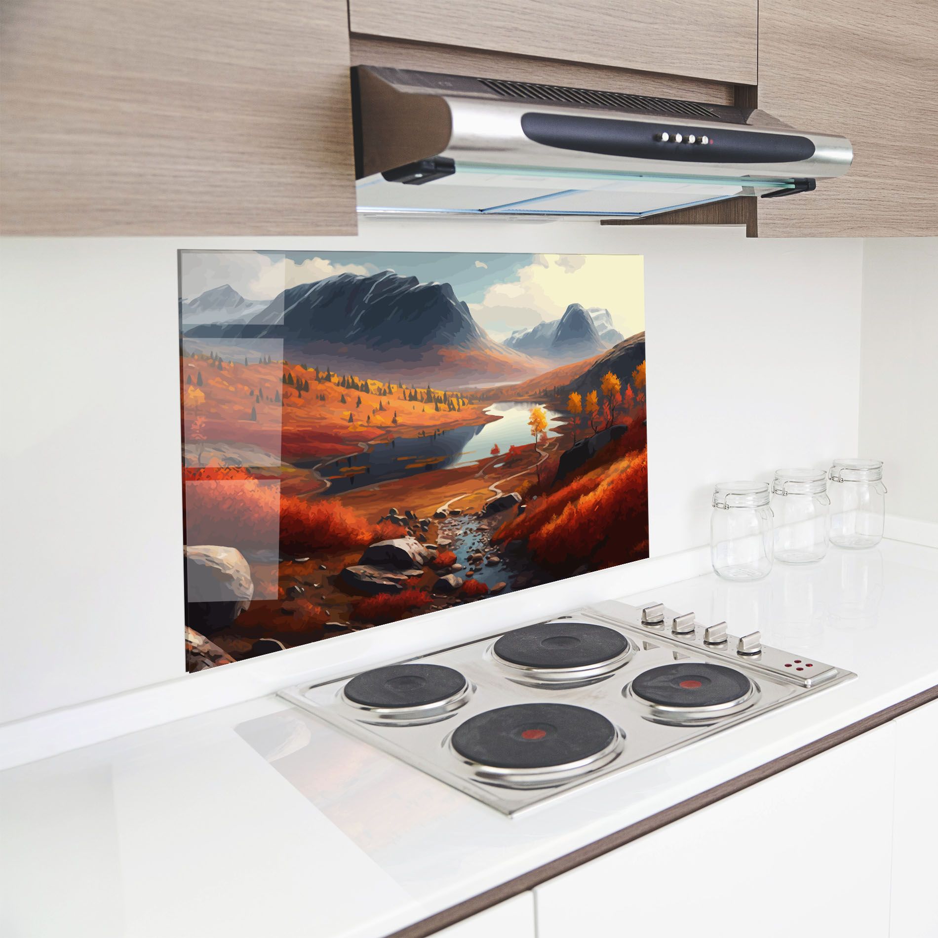 Autumn Field Lake mockup 8