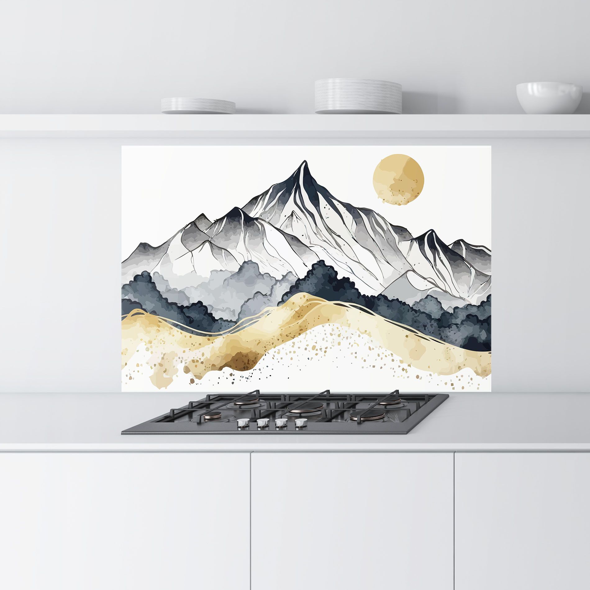 Grey Gold Mountain mockup 9