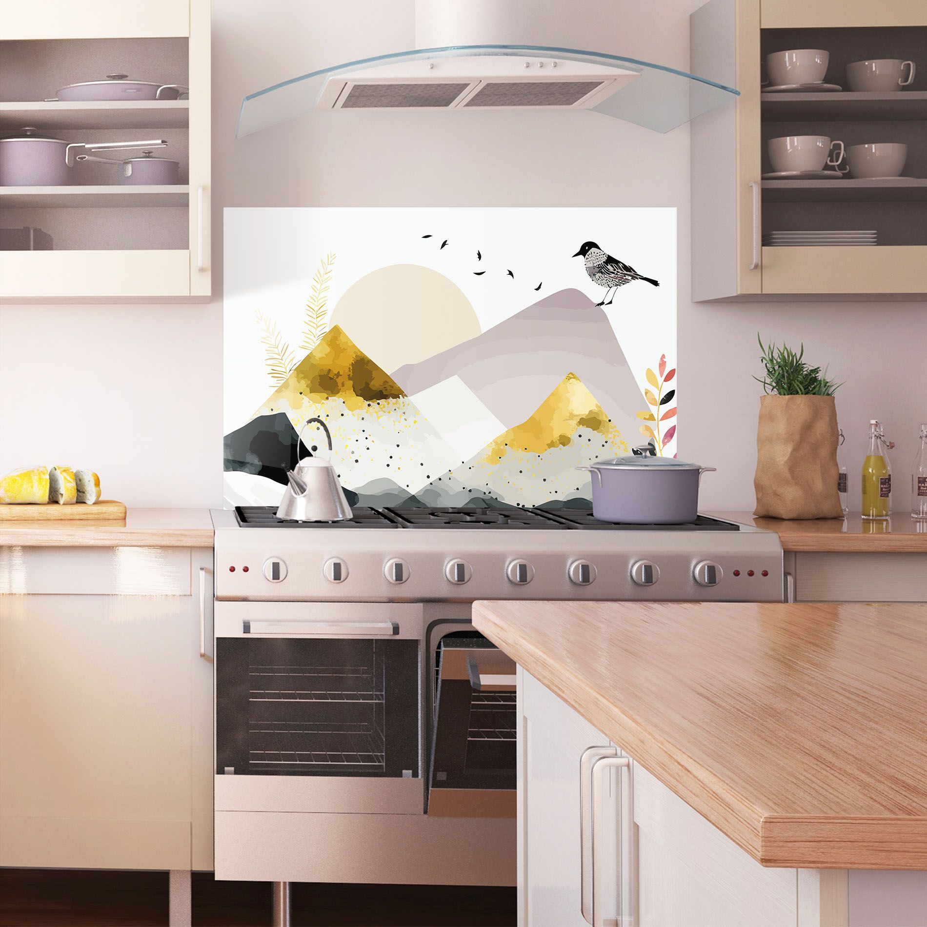 Bird Gold Mountain mockup 1