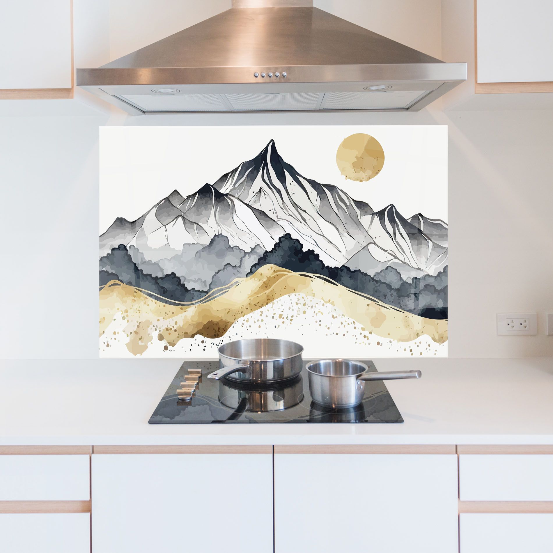 Grey Gold Mountain mockup 5