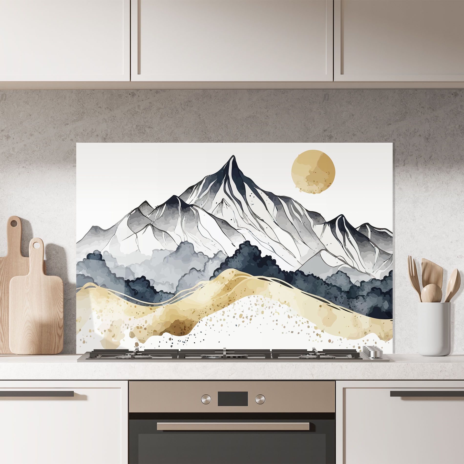 Grey Gold Mountain mockup 7