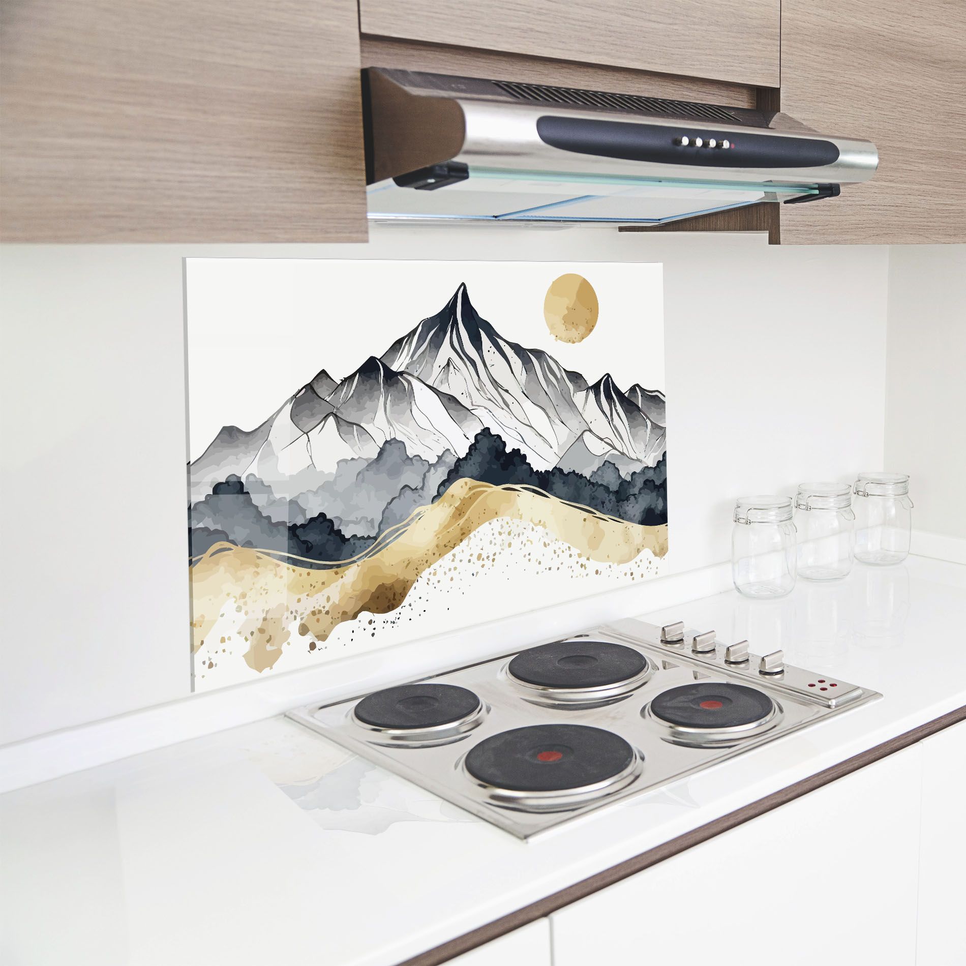 Grey Gold Mountain mockup 8