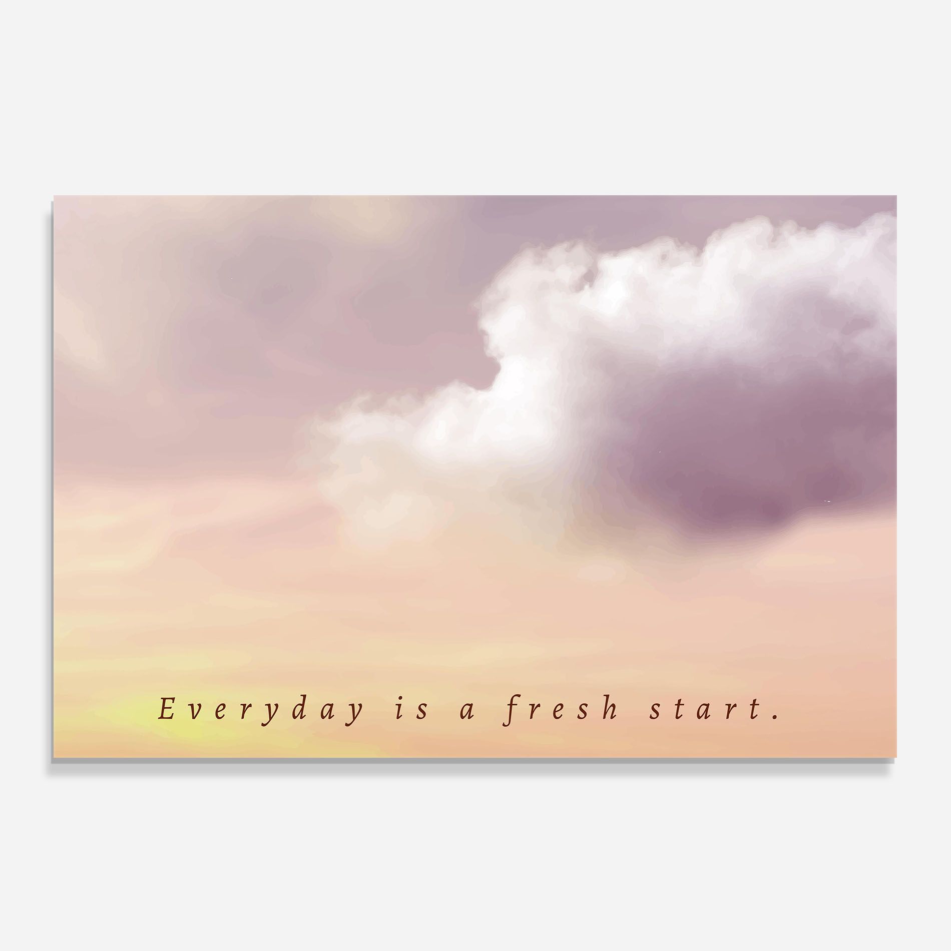 Clouds Text Cream mockup 0