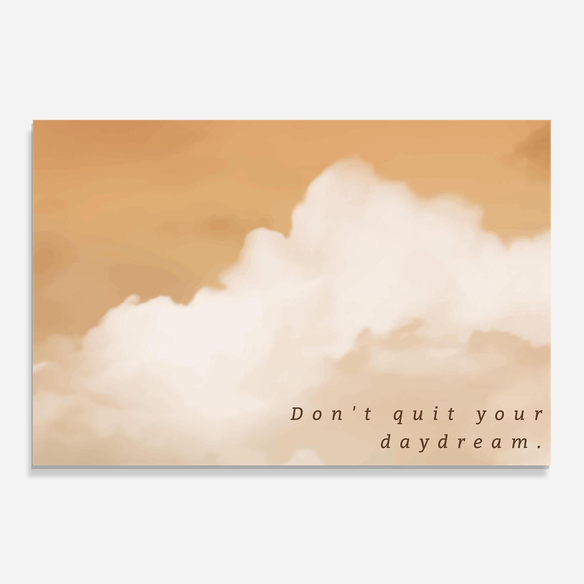 Стъклен панел за кухня Clouds Text mockup 0