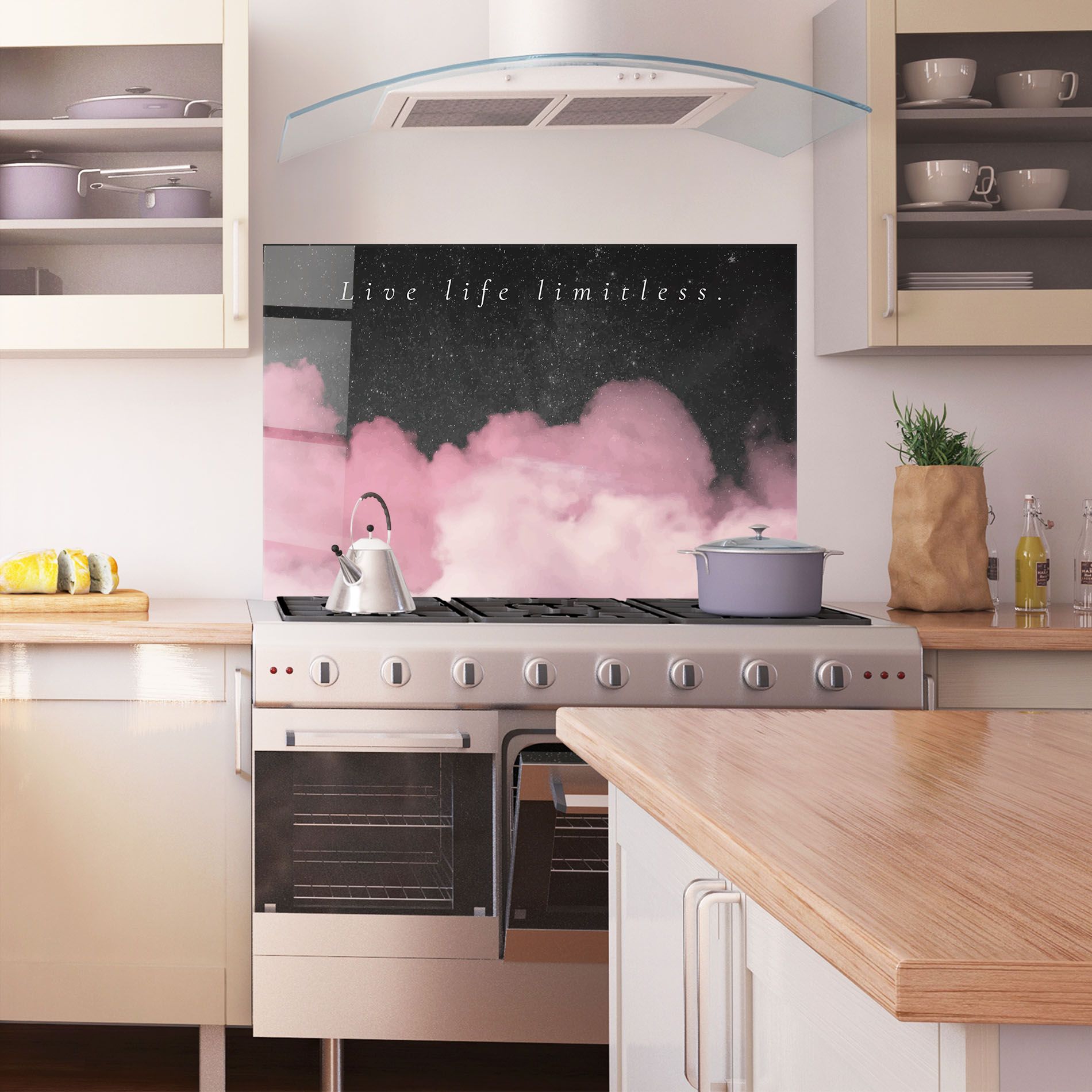 Clouds Text Pink mockup 1