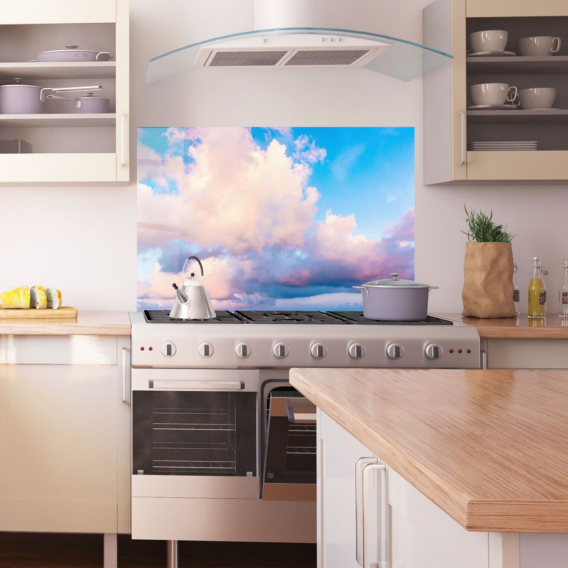 Dreamy Pink Clouds mockup 1