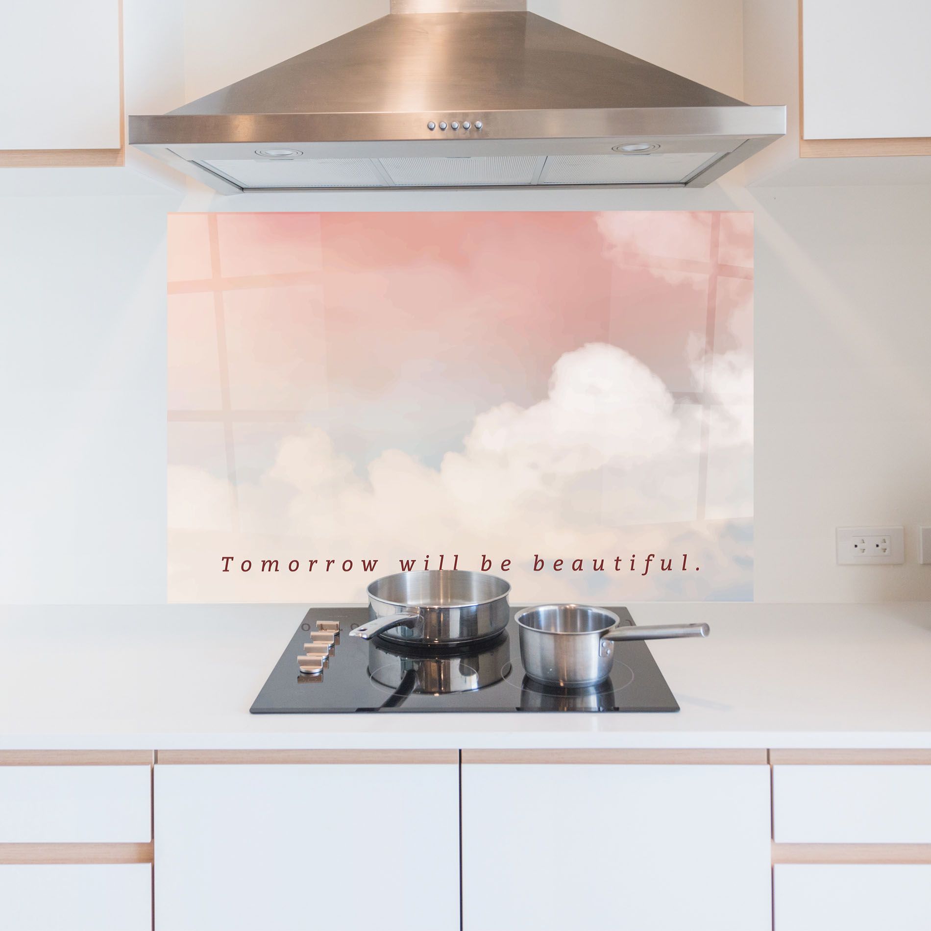 Clouds Text Pink Blue mockup 5