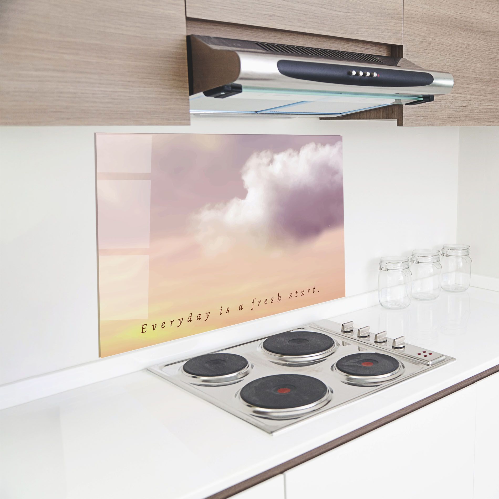 Clouds Text Cream mockup 8