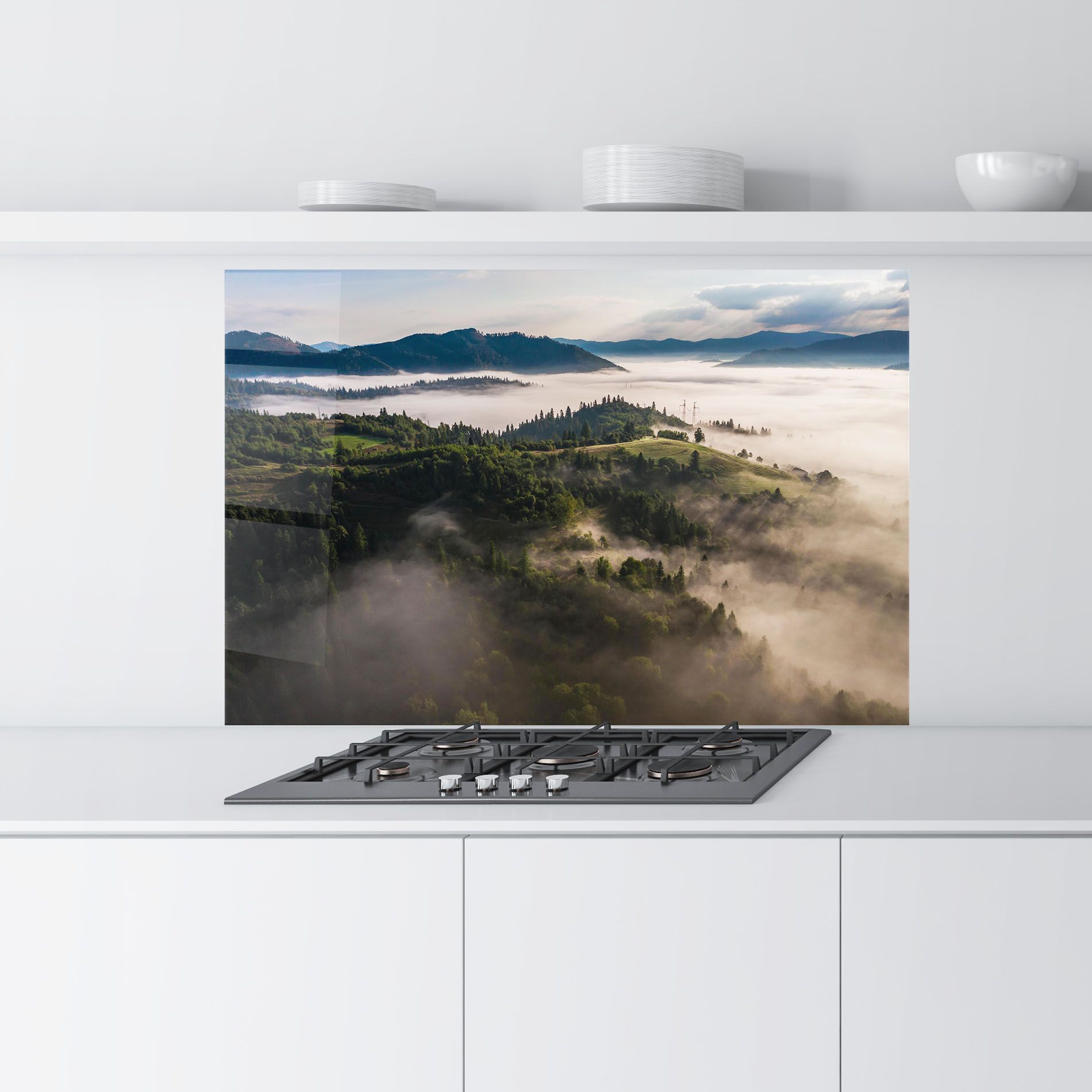 Foggy Forest View mockup 9