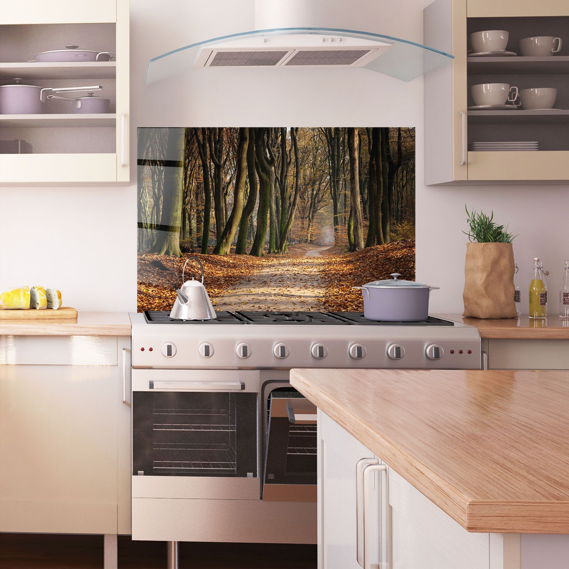 Autumn Path Forest mockup 1