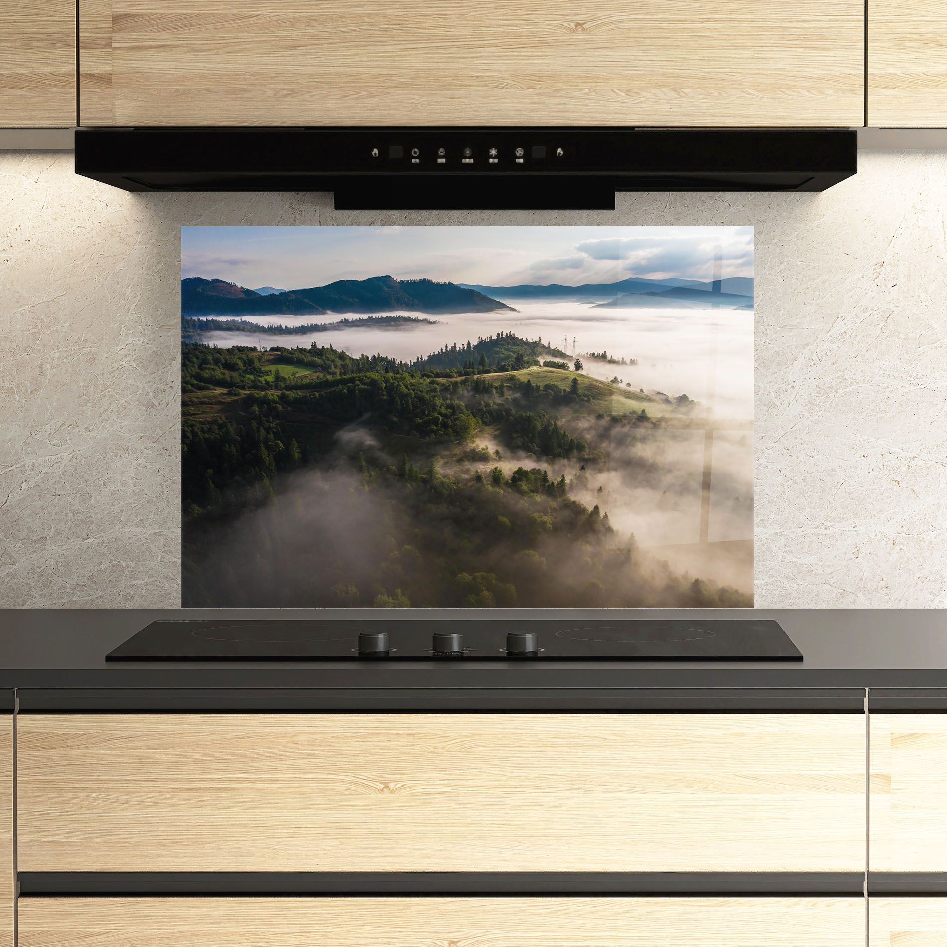 Foggy Forest View mockup 3