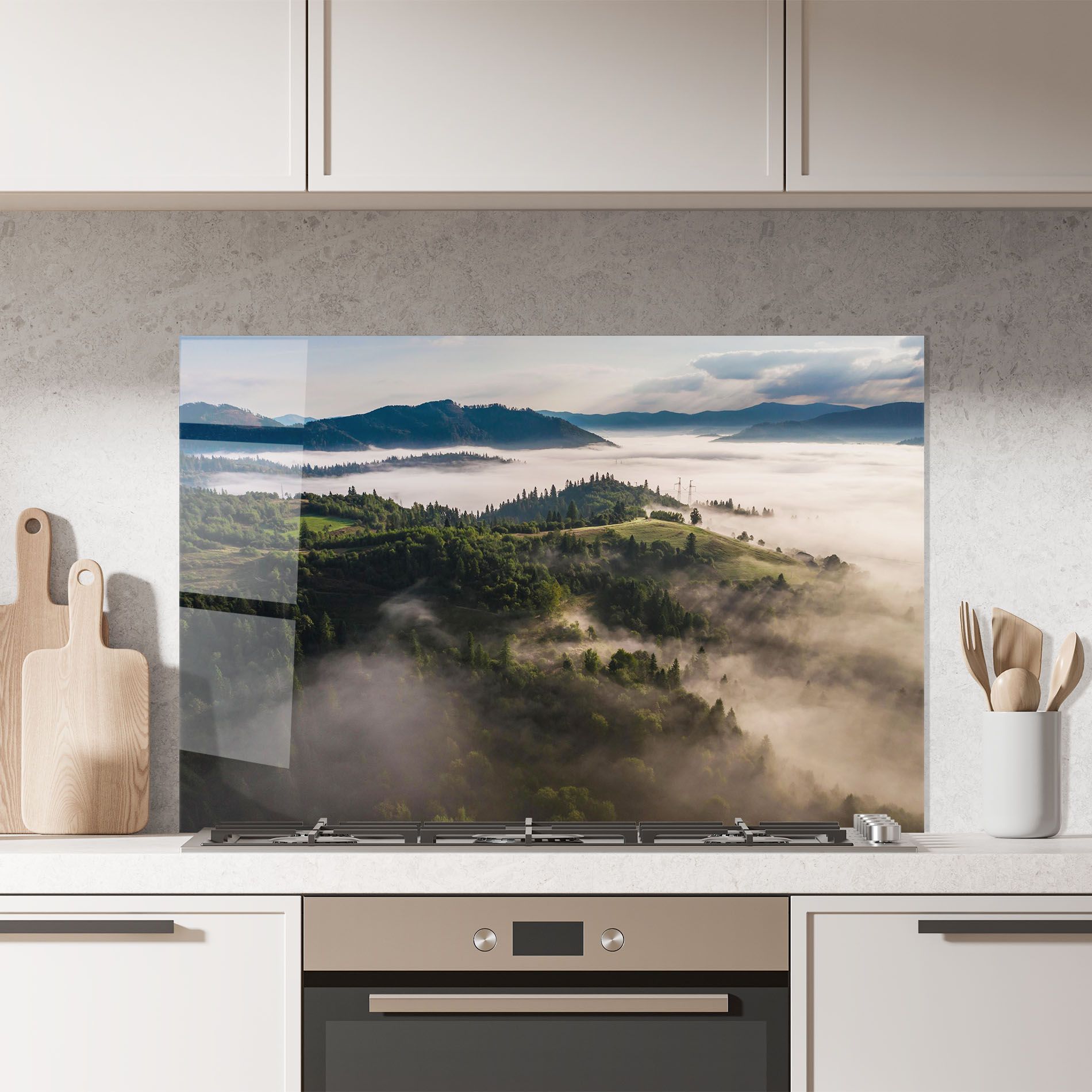 Foggy Forest View mockup 7