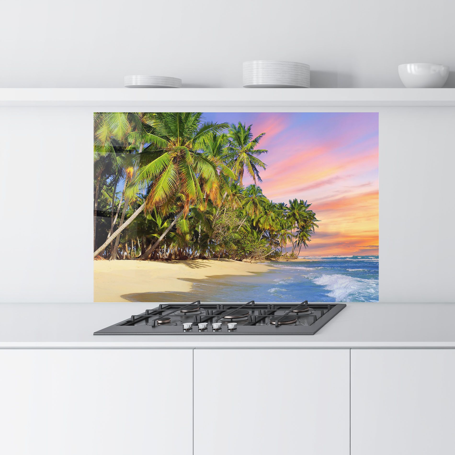Coconut Tree Sunset mockup 9