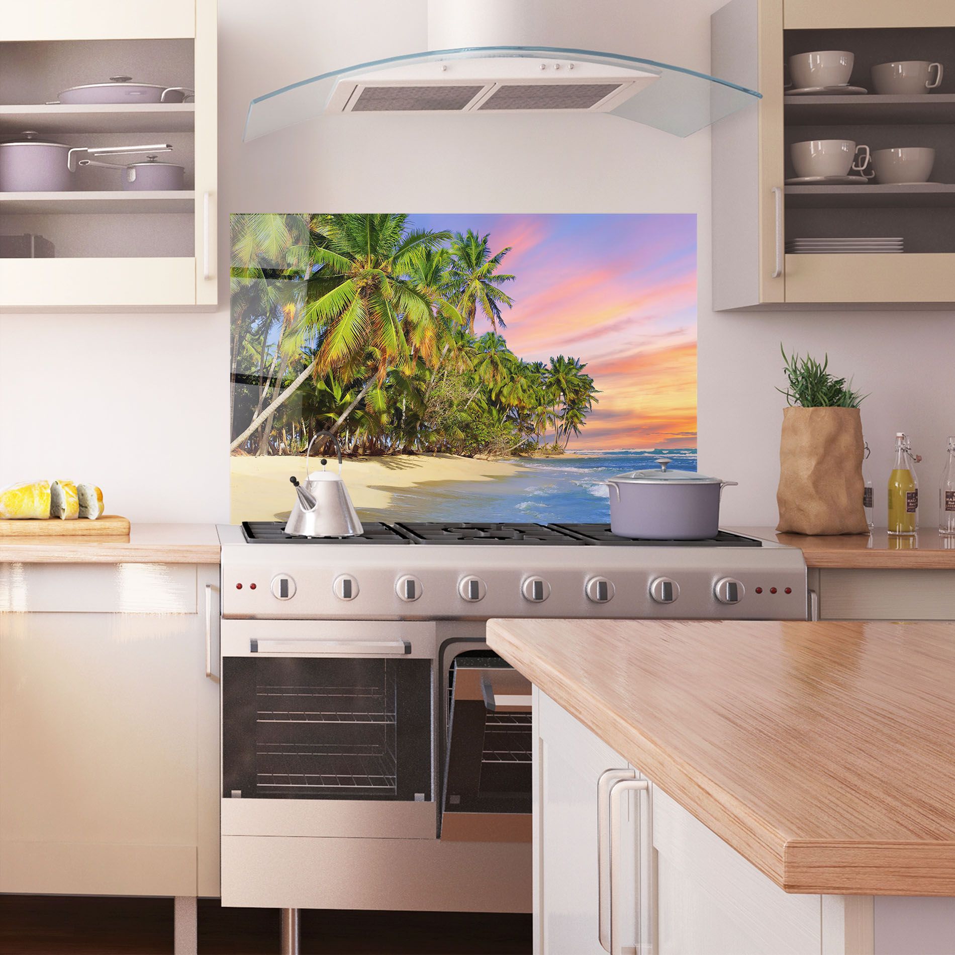 Coconut Tree Sunset mockup 1