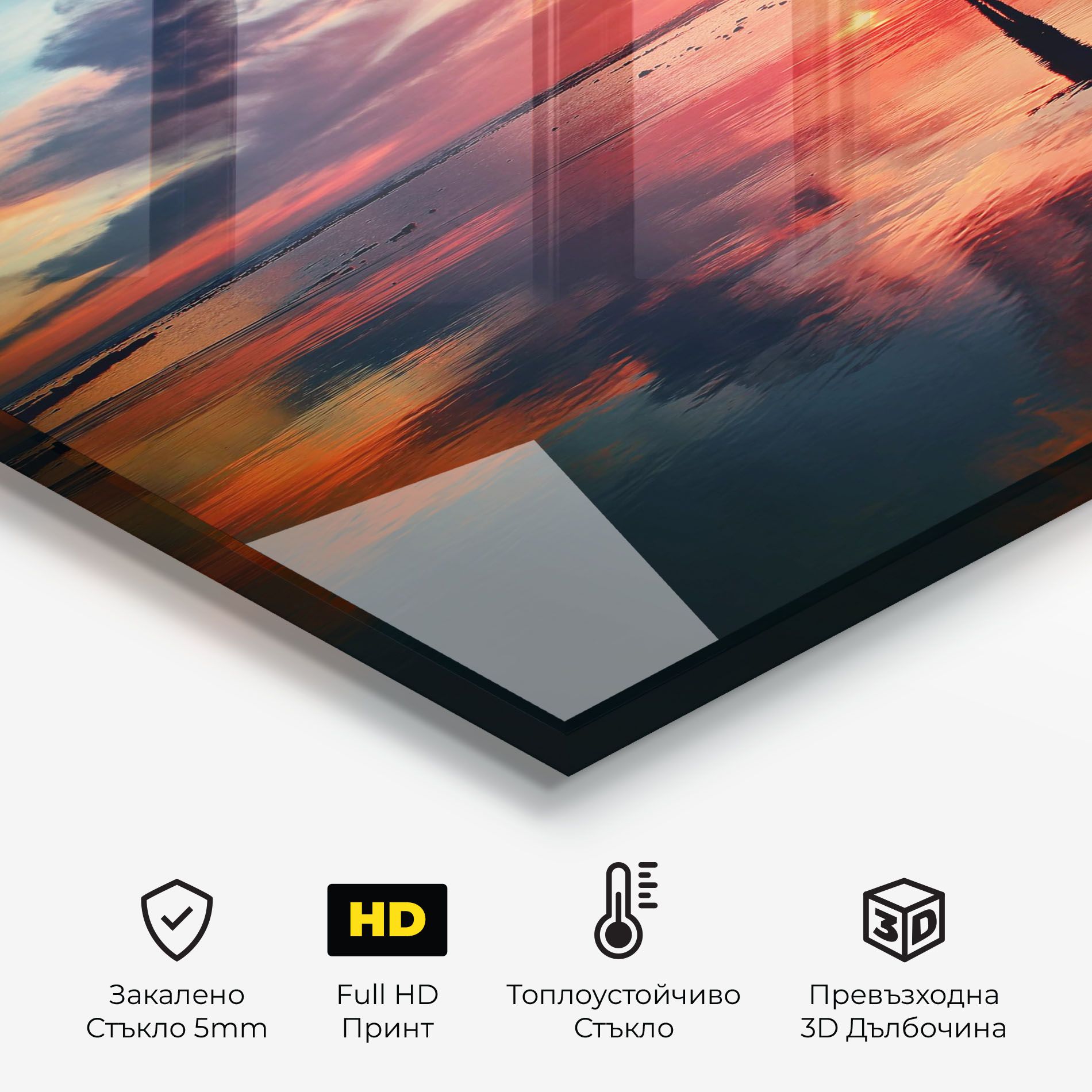 Ocean Sunset Man mockup 2