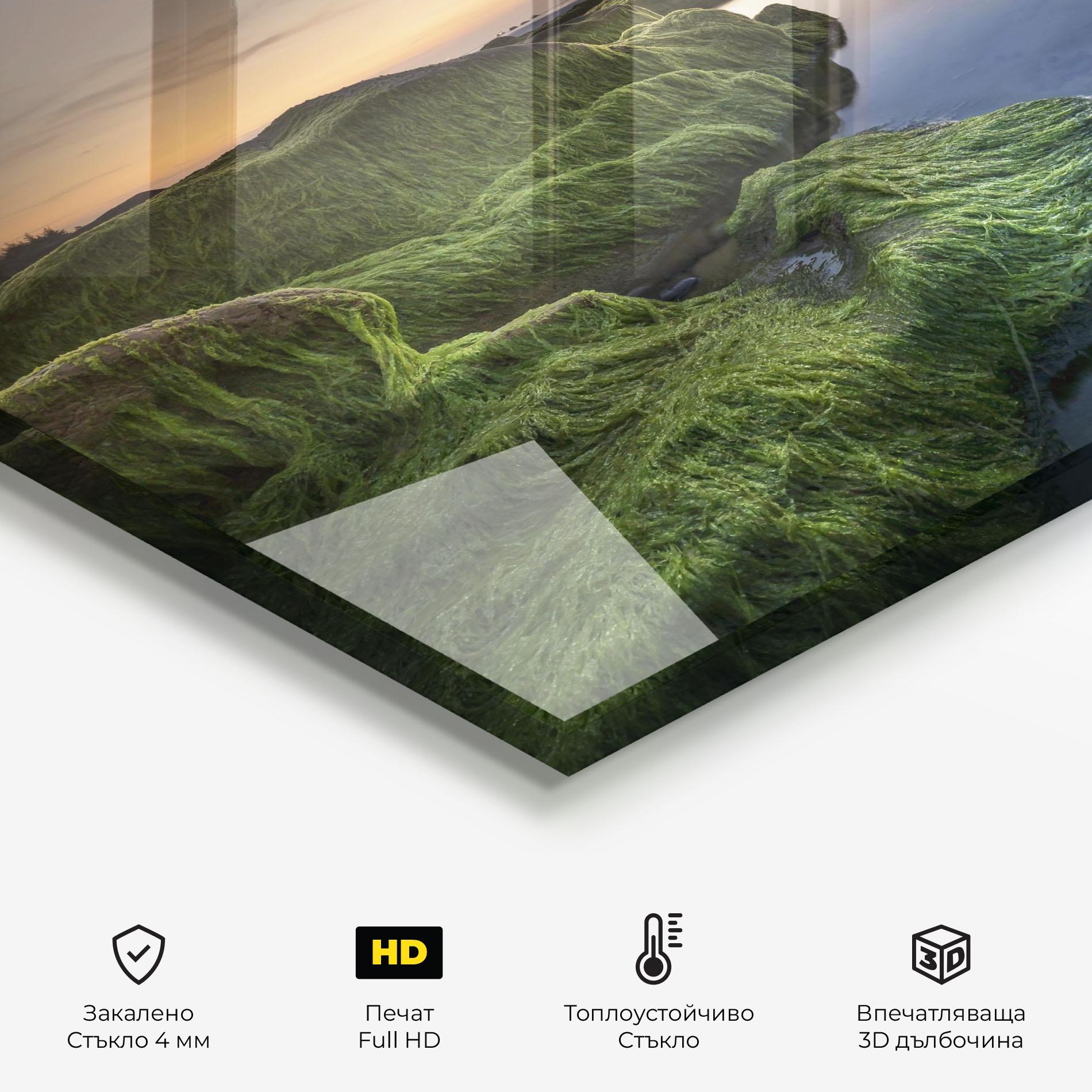 Стъклен панел за кухня Coast View mockup 2