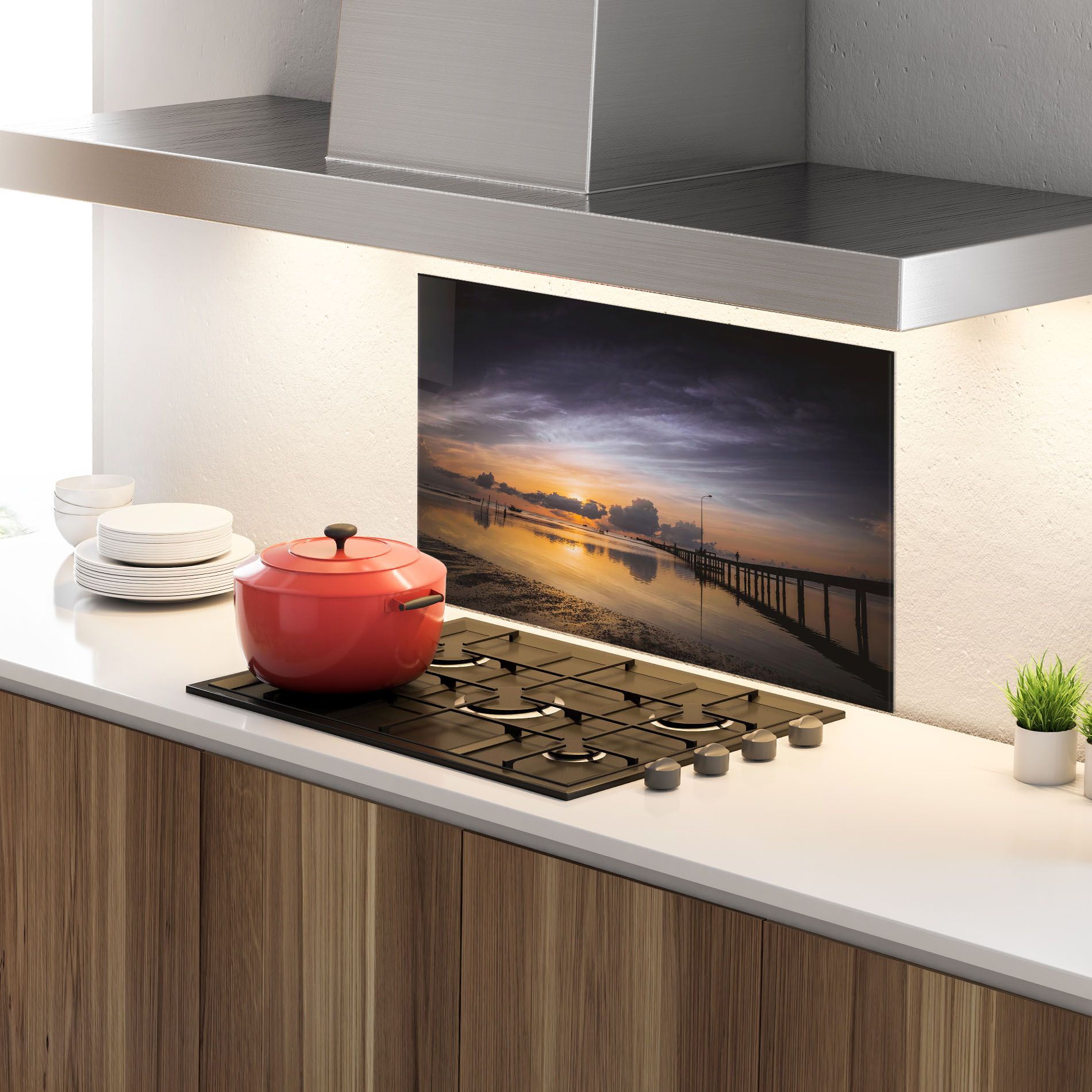 Orange Purple Beach mockup 4