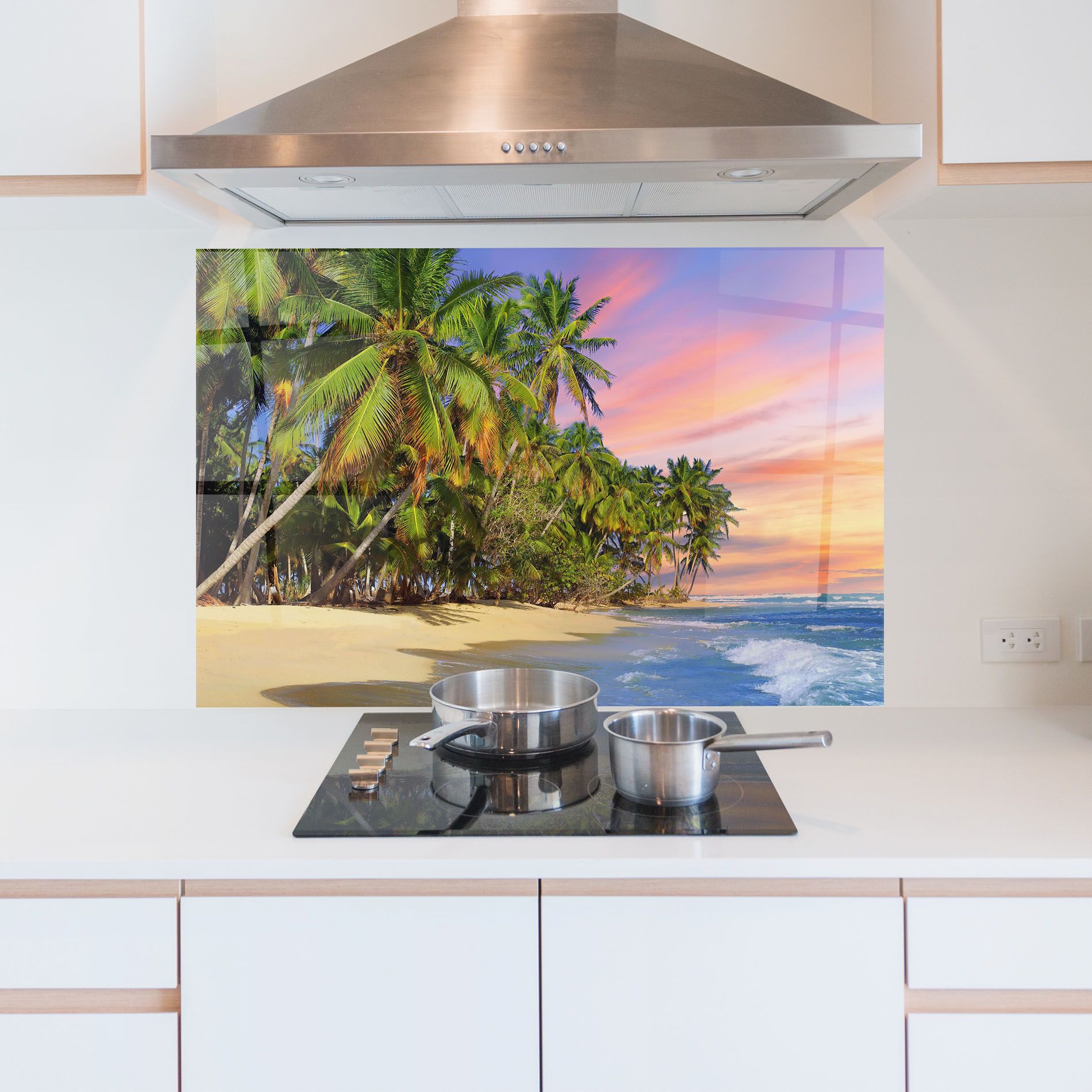 Coconut Tree Sunset mockup 5