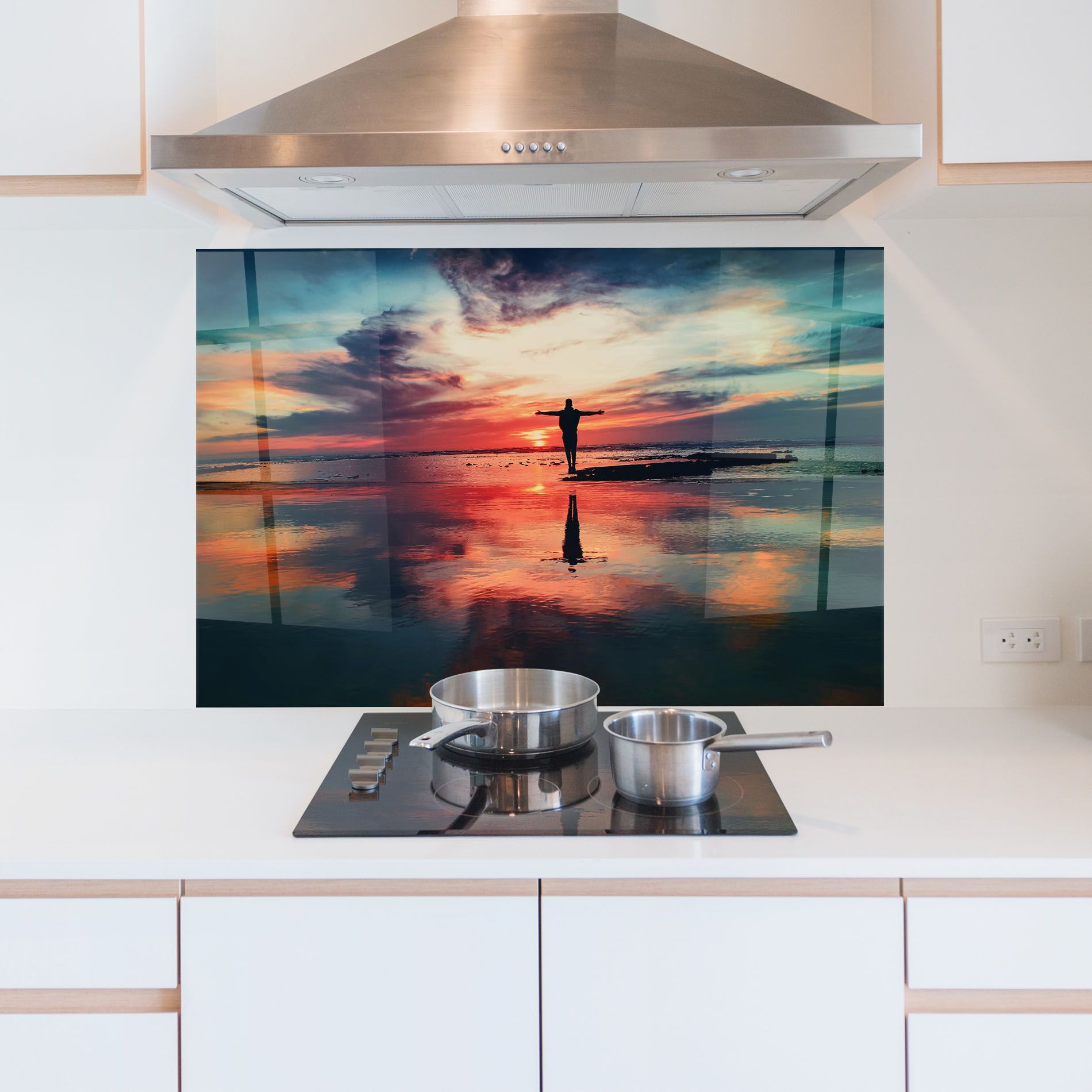 Ocean Sunset Man mockup 5