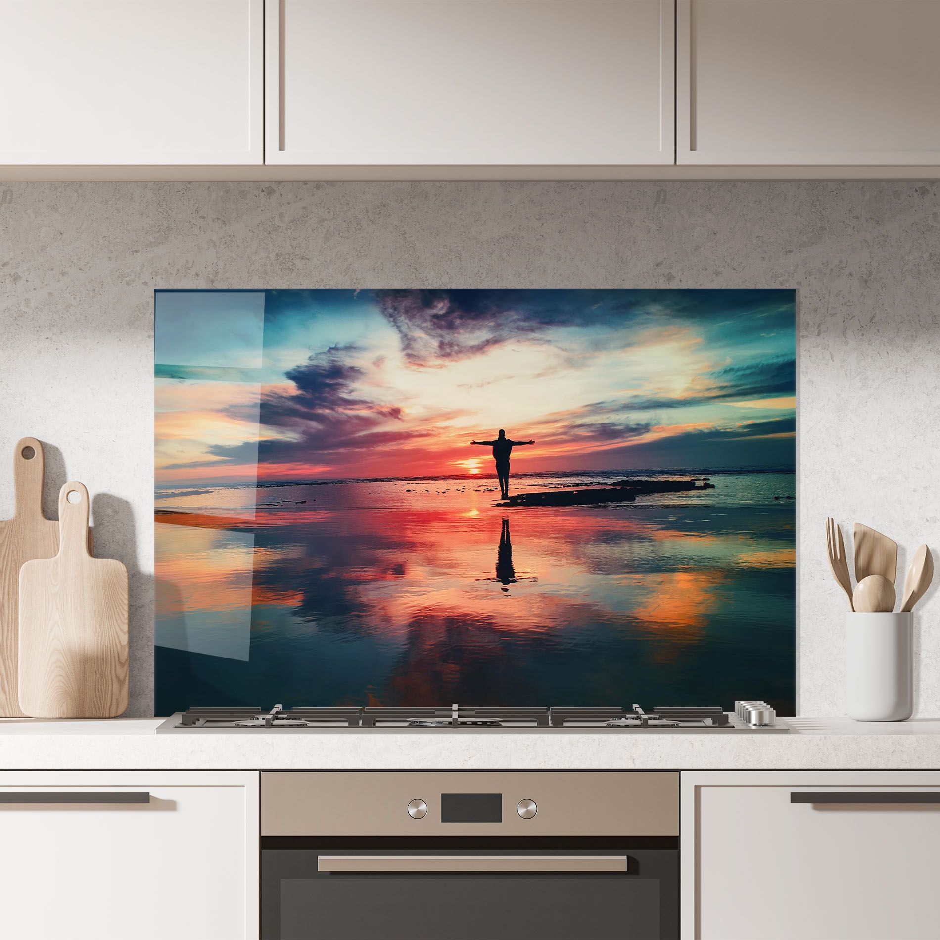 Ocean Sunset Man mockup 7