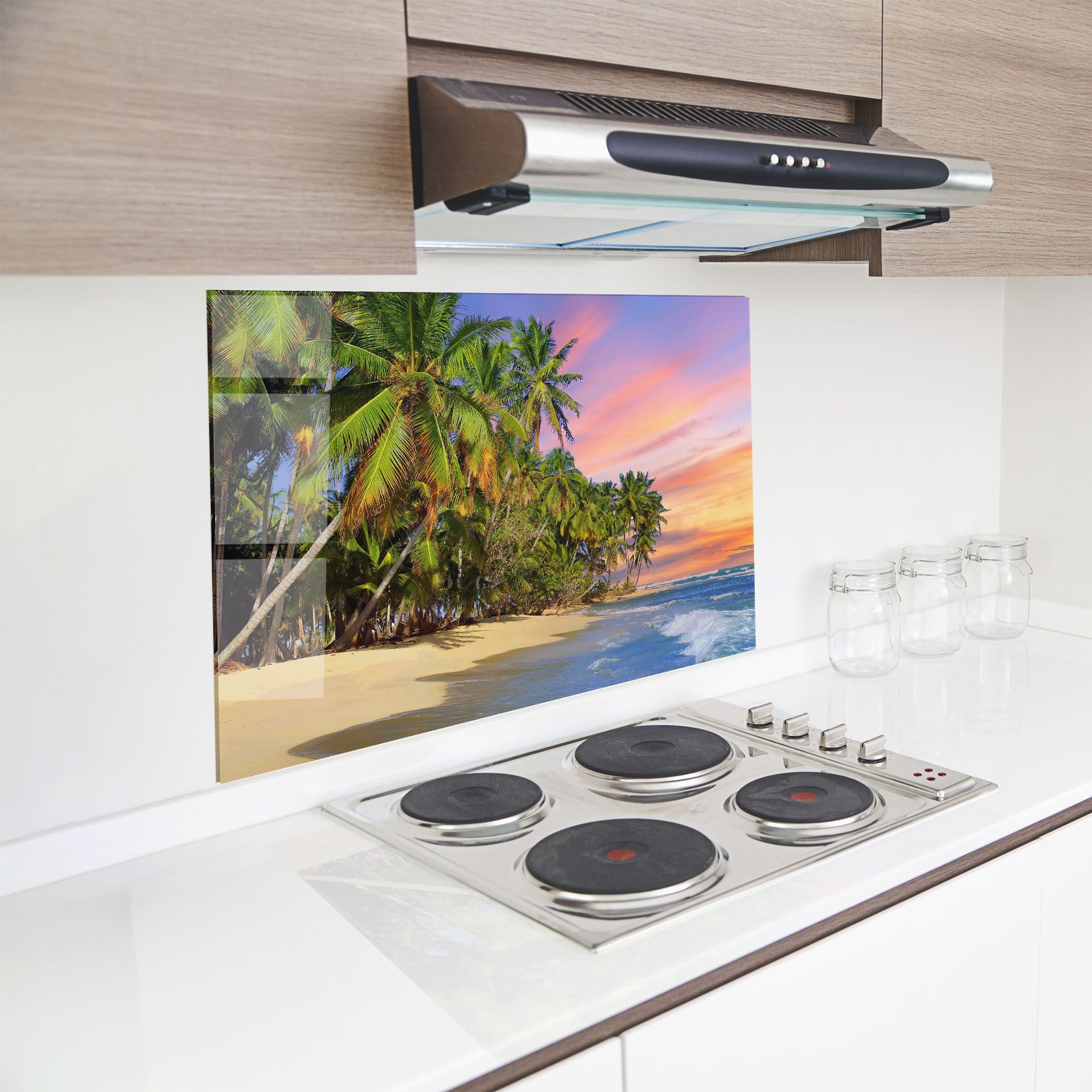 Coconut Tree Sunset mockup 8