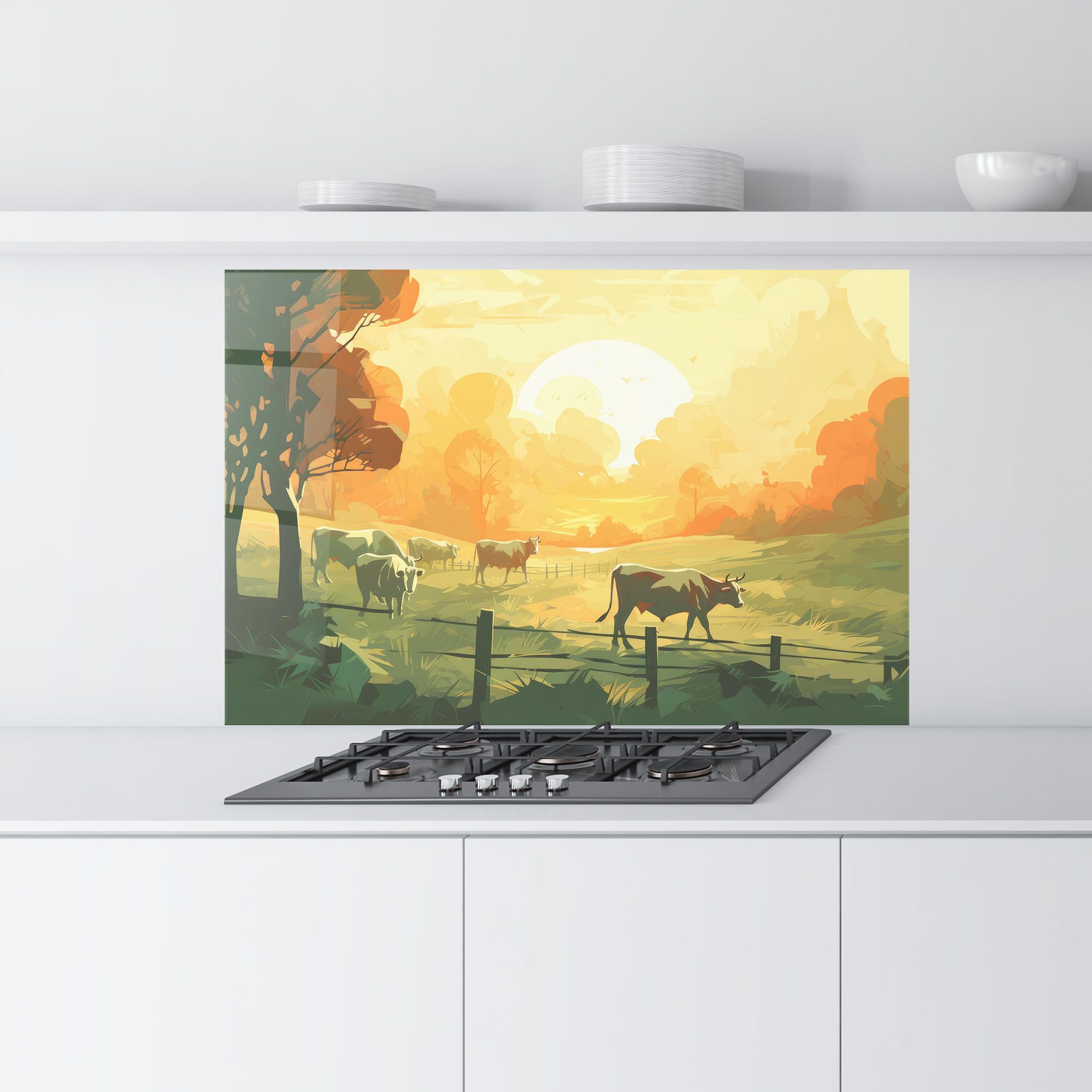 Cows Grazing mockup 9