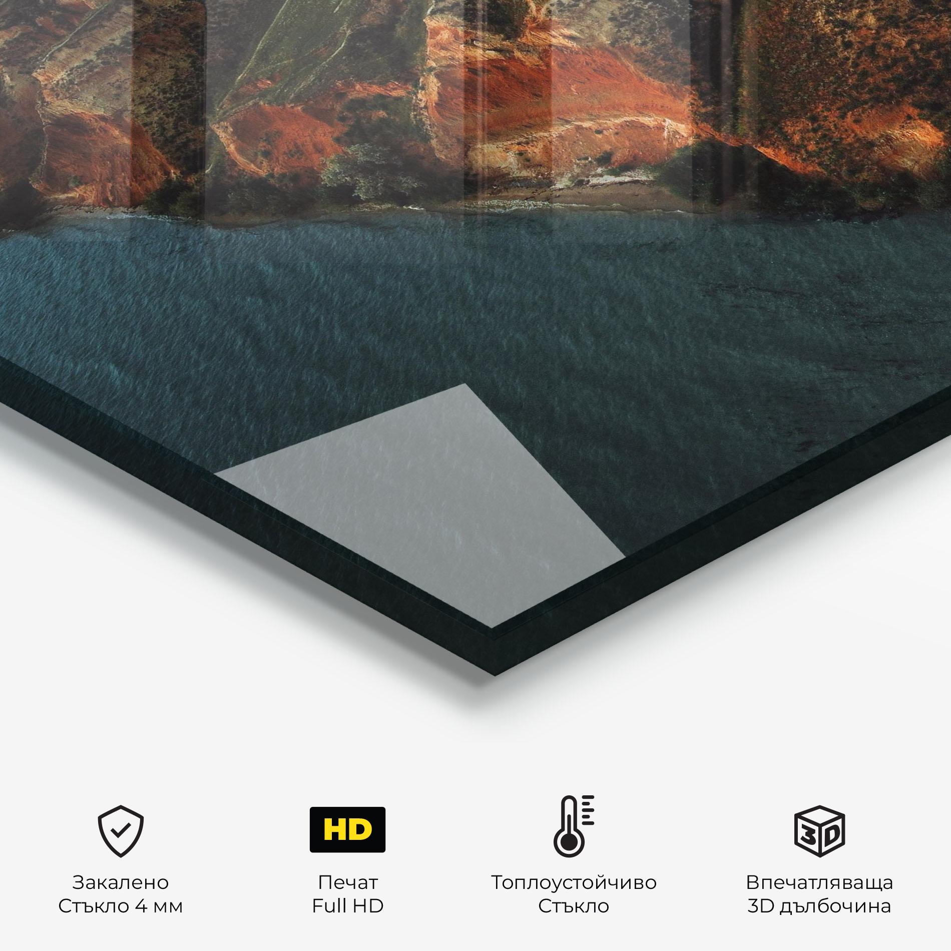 Стъклен панел за кухня End Of The Road mockup 2