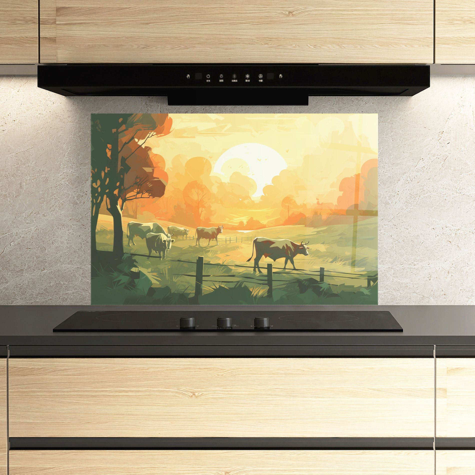 Cows Grazing mockup 3