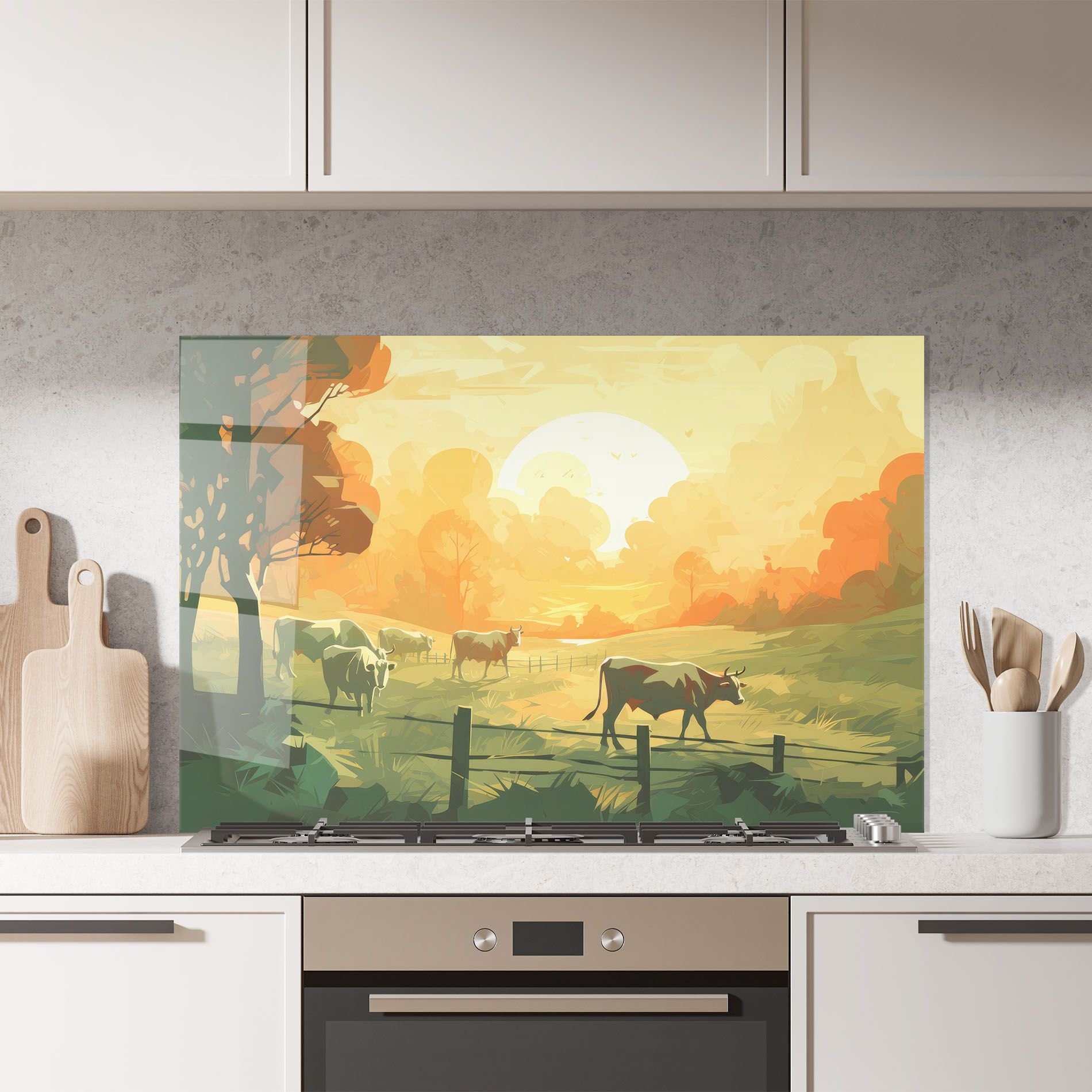 Cows Grazing mockup 7